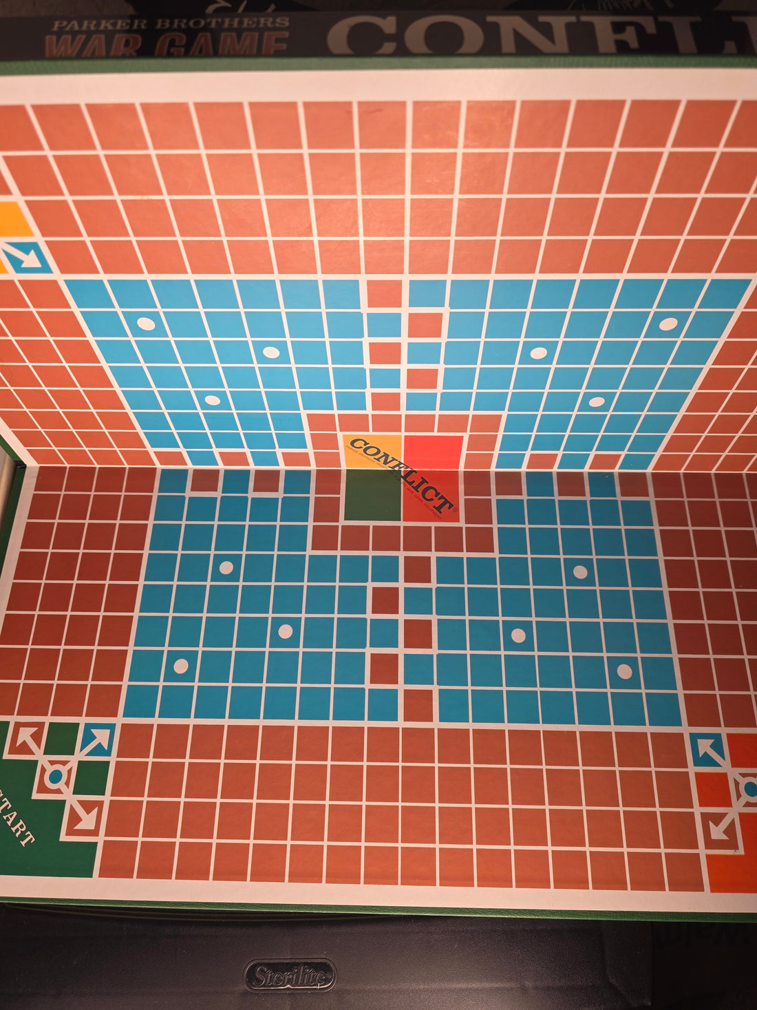 1964 Conflict – Parker Brothers - Game Board