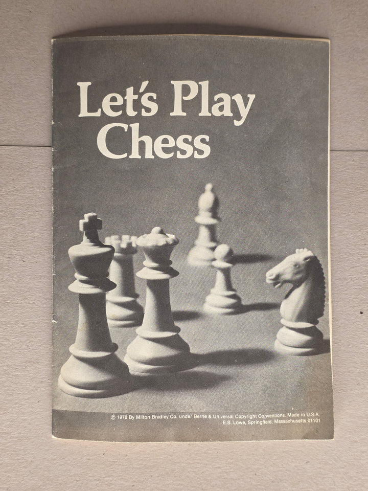 1969 Chess Instructions Booklet – Milton Bradley Set #4807