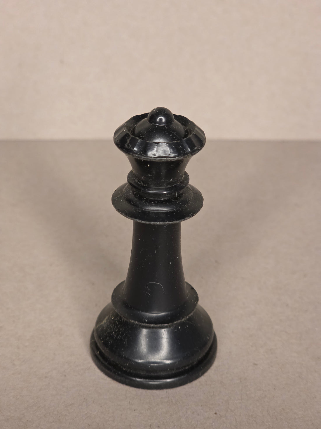 1969 Milton Bradley Staunton Chess Piece Black Queen