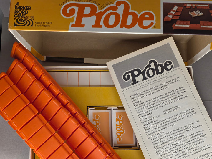 1976 Probe Word Game – Parker Brothers (All Components)