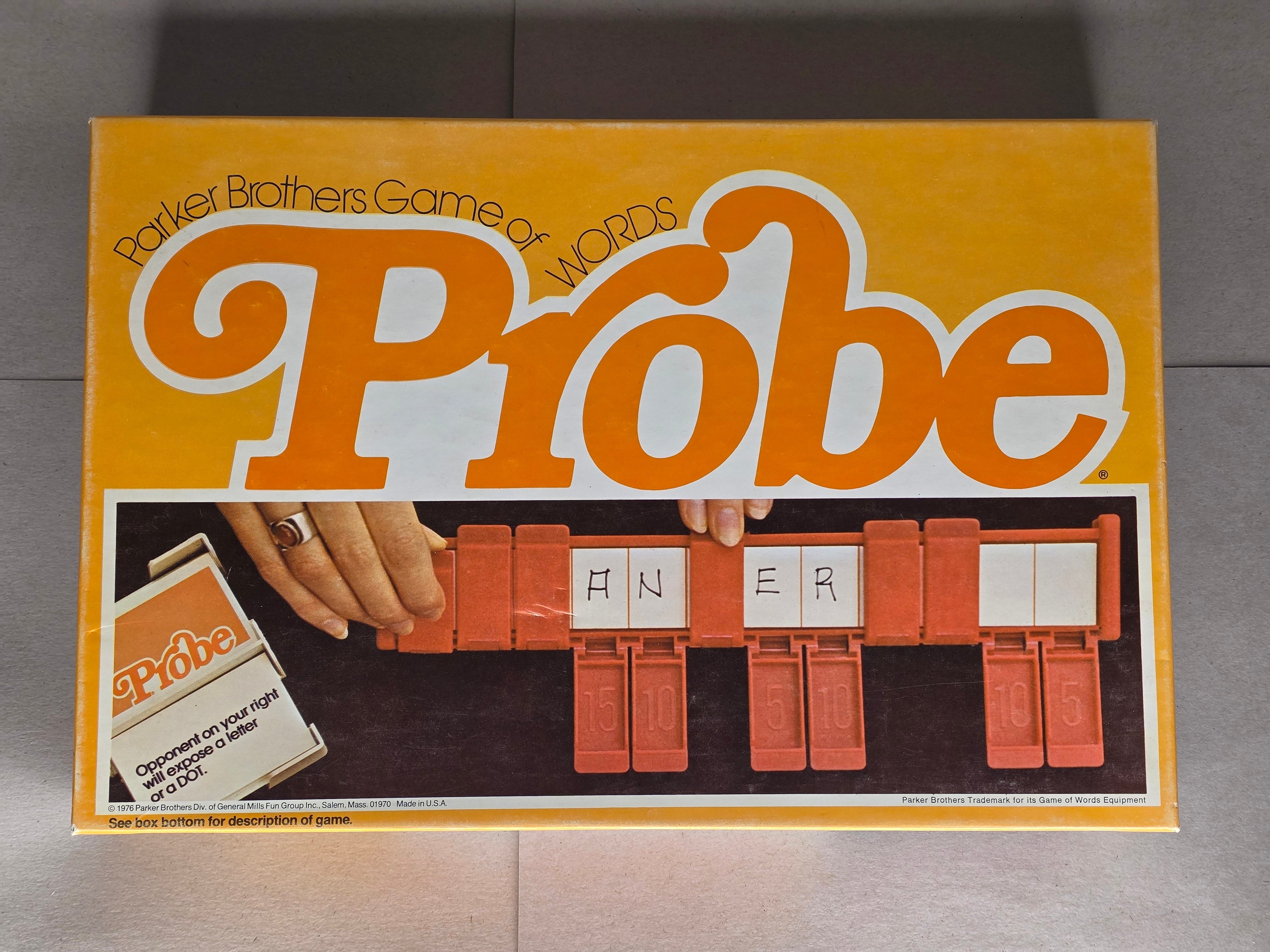 1976 Probe Word Game – Parker Brothers (Complete)