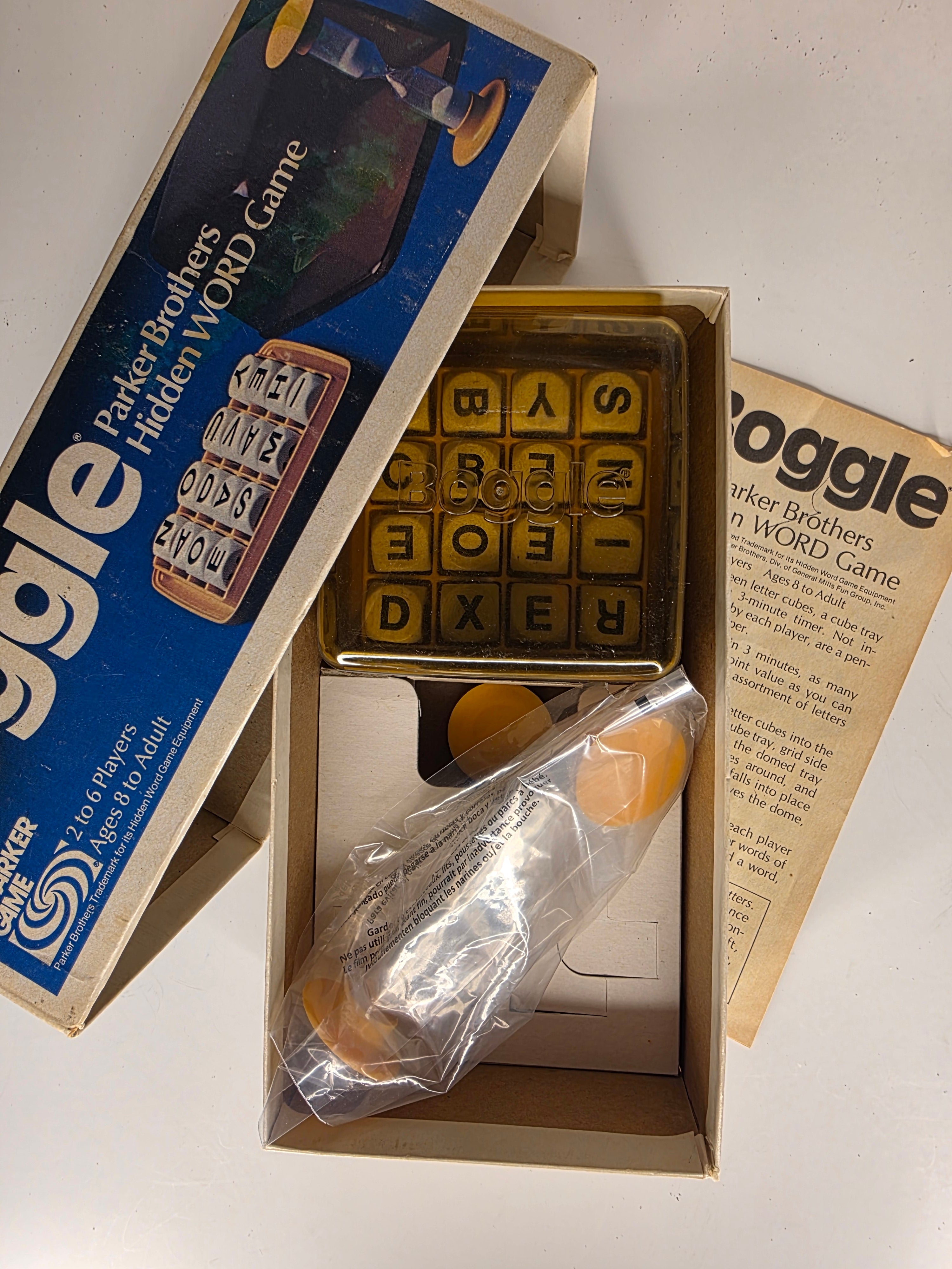 1977 Boggle – Parker Brothers (Restored Complete Set)