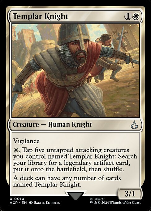 Templar Knight - MTG Assassin's Creed (ACR)