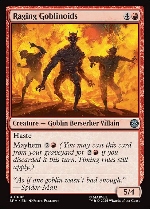 Raging Goblinoids - MTG Marvel's Spider-Man (SPM)