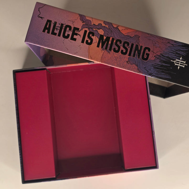 Alice is Missing Game Box – Replacement or Storage - Inside View