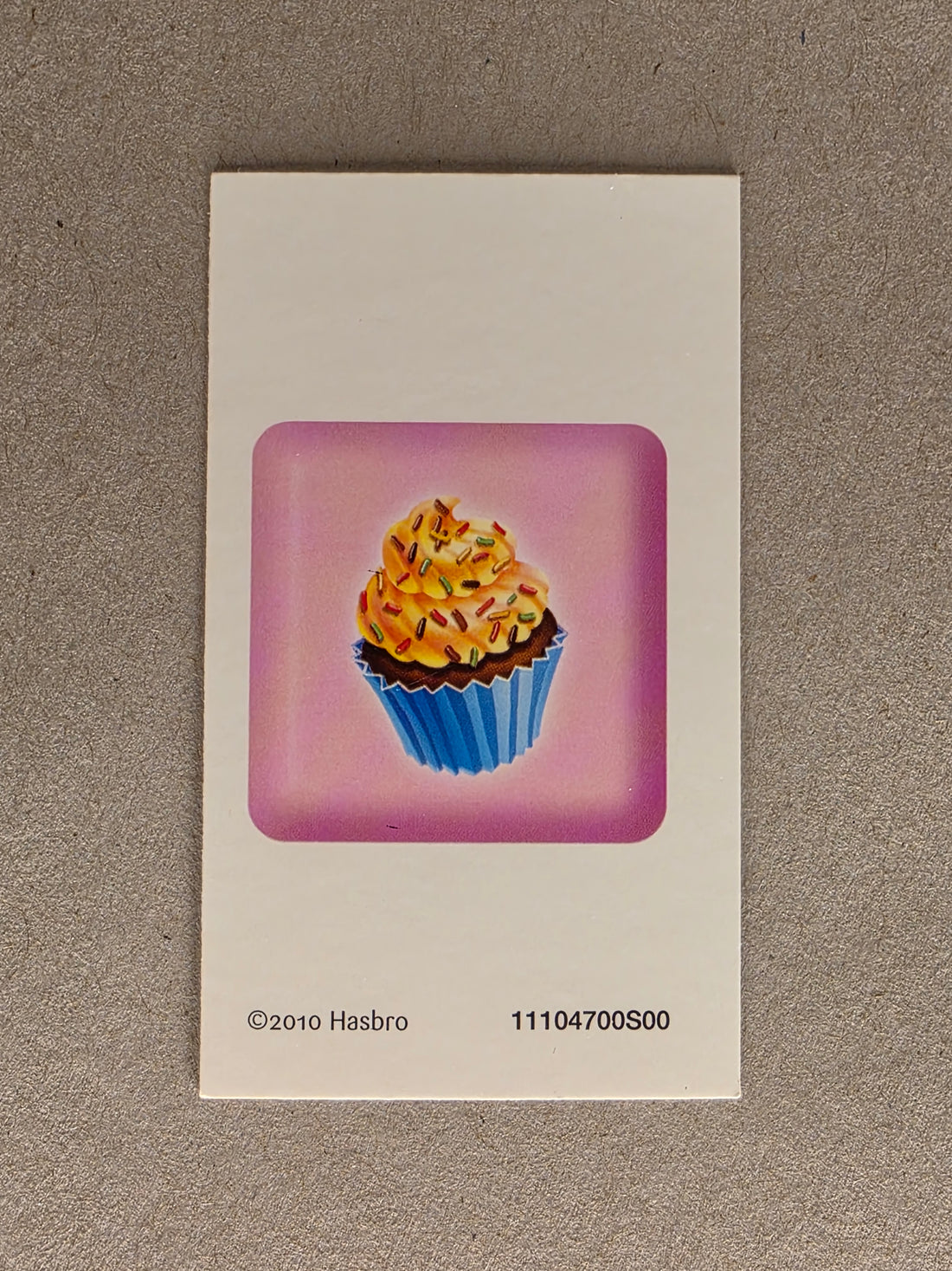 Candy Land Replacement Card Pink Cupcake