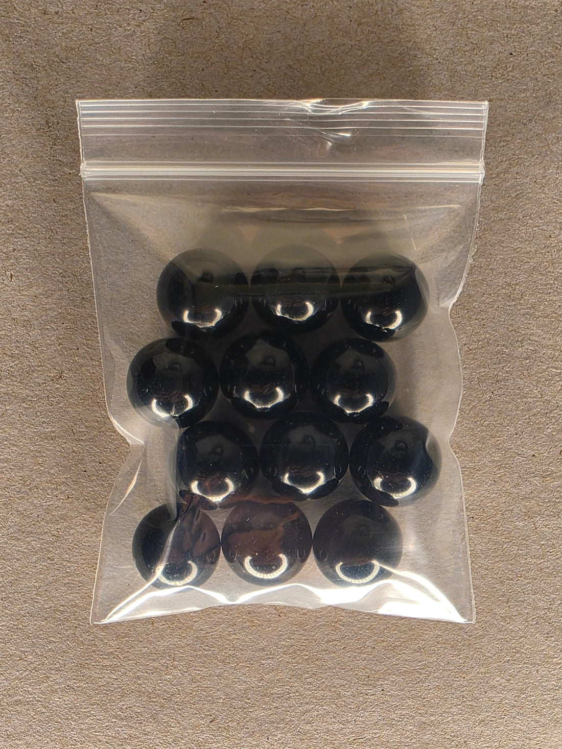 Chinese Checkers Marbles – Sold Individually - Black