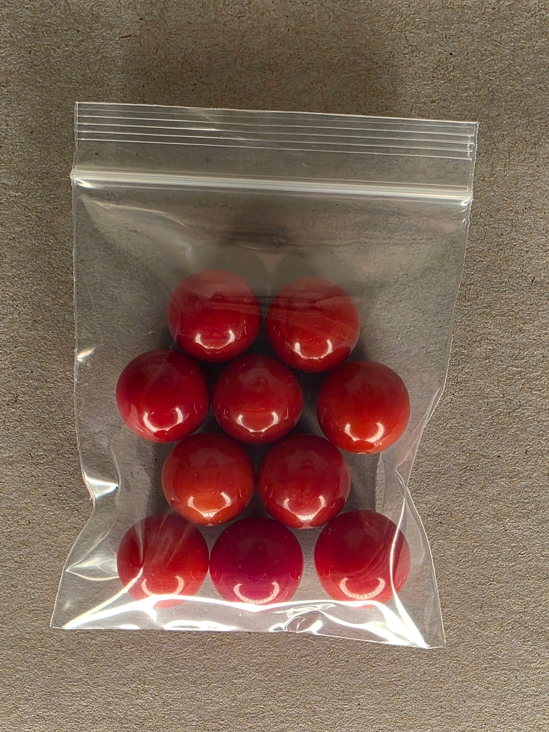 Chinese Checkers Marbles – Sold Individually - Red