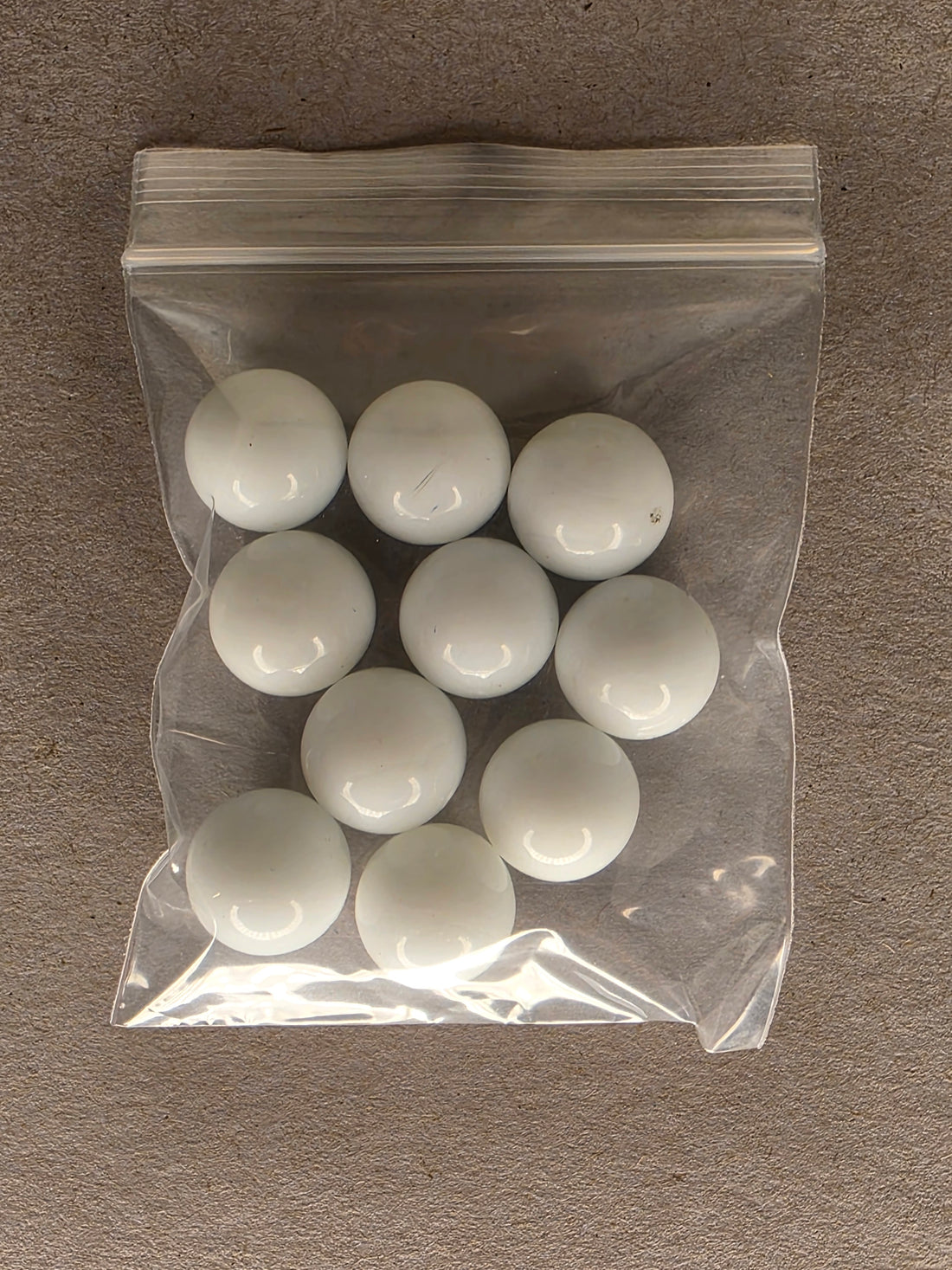 Chinese Checkers Marbles – Sold Individually - White
