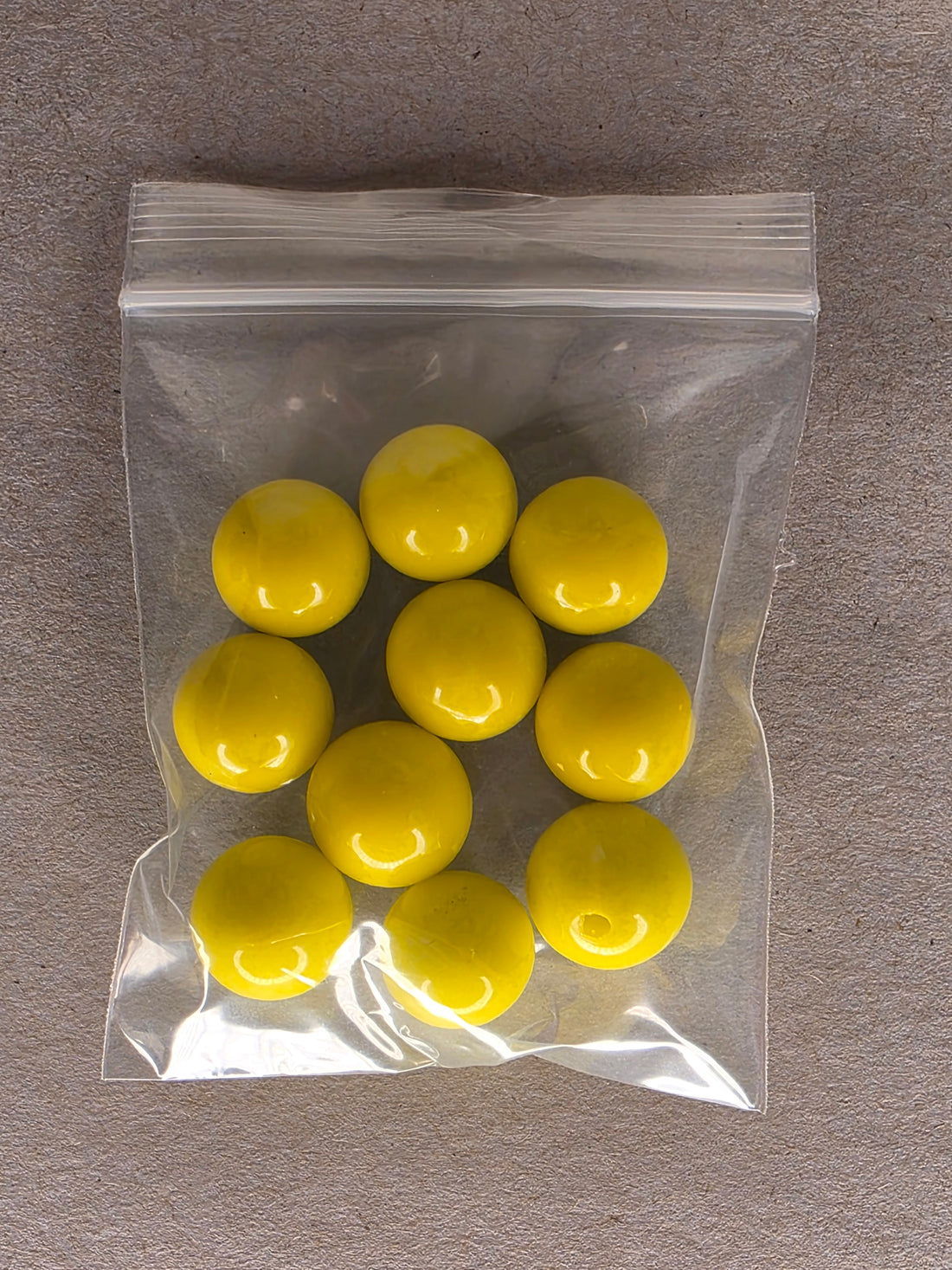 Chinese Checkers Marbles – Sold Individually - Yellow