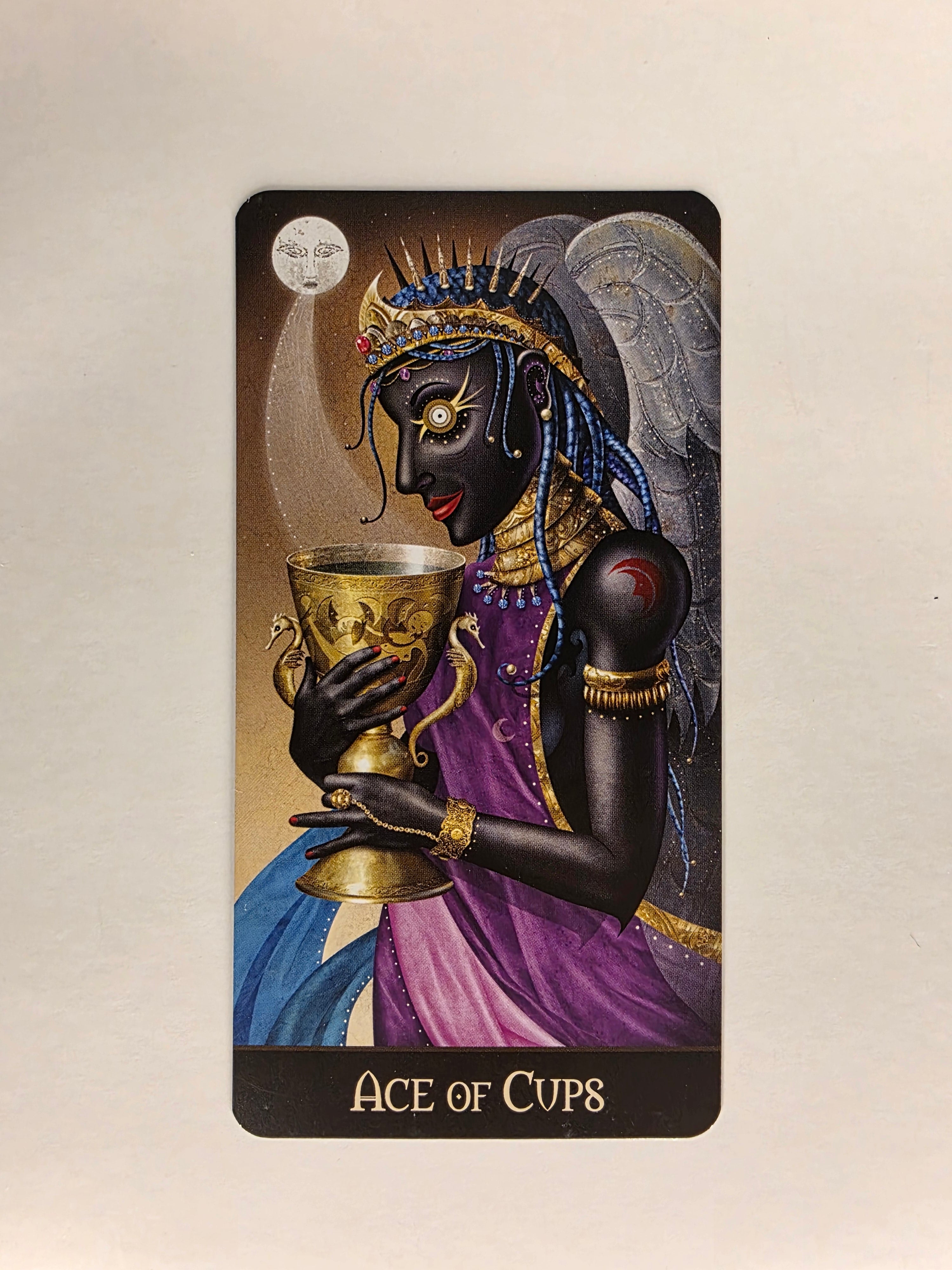 Deviant Moon Tarot Borderless Edition Ace of Cups Single Card Replacement