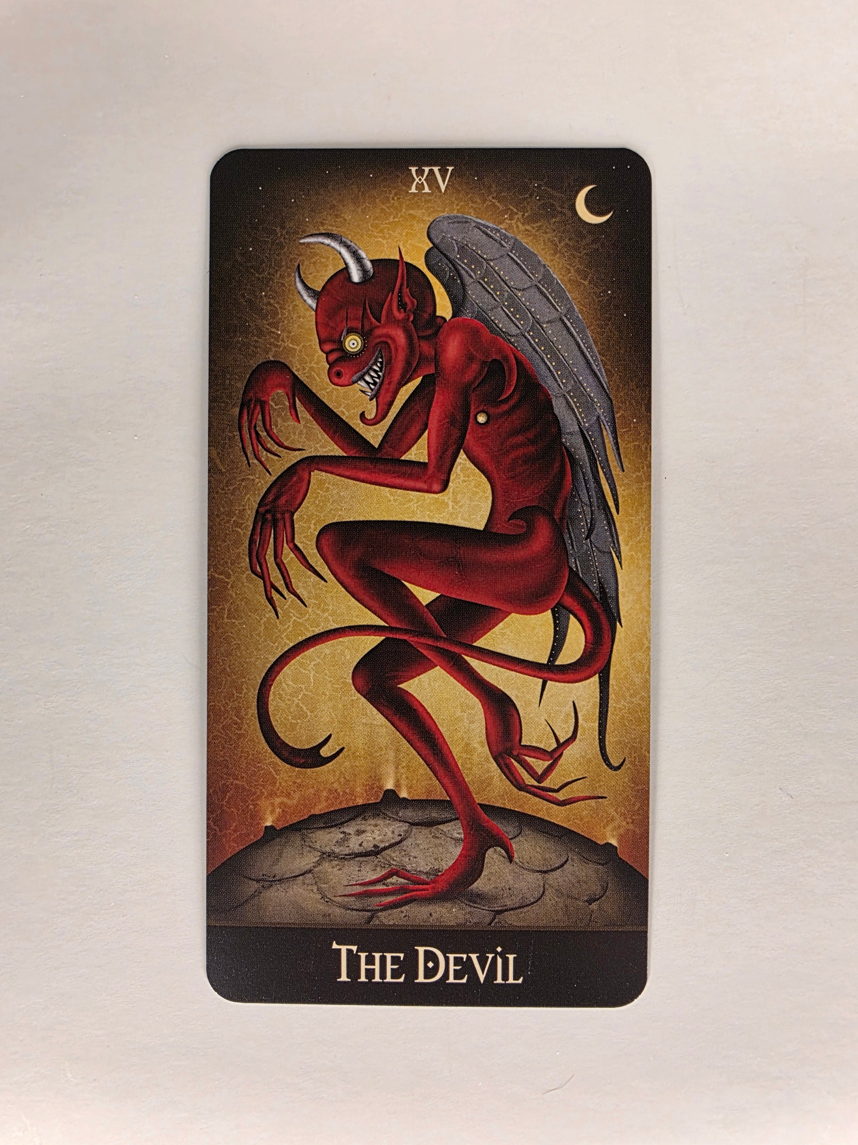 Deviant Moon Tarot Borderless Edition Devil Single Card Replacement