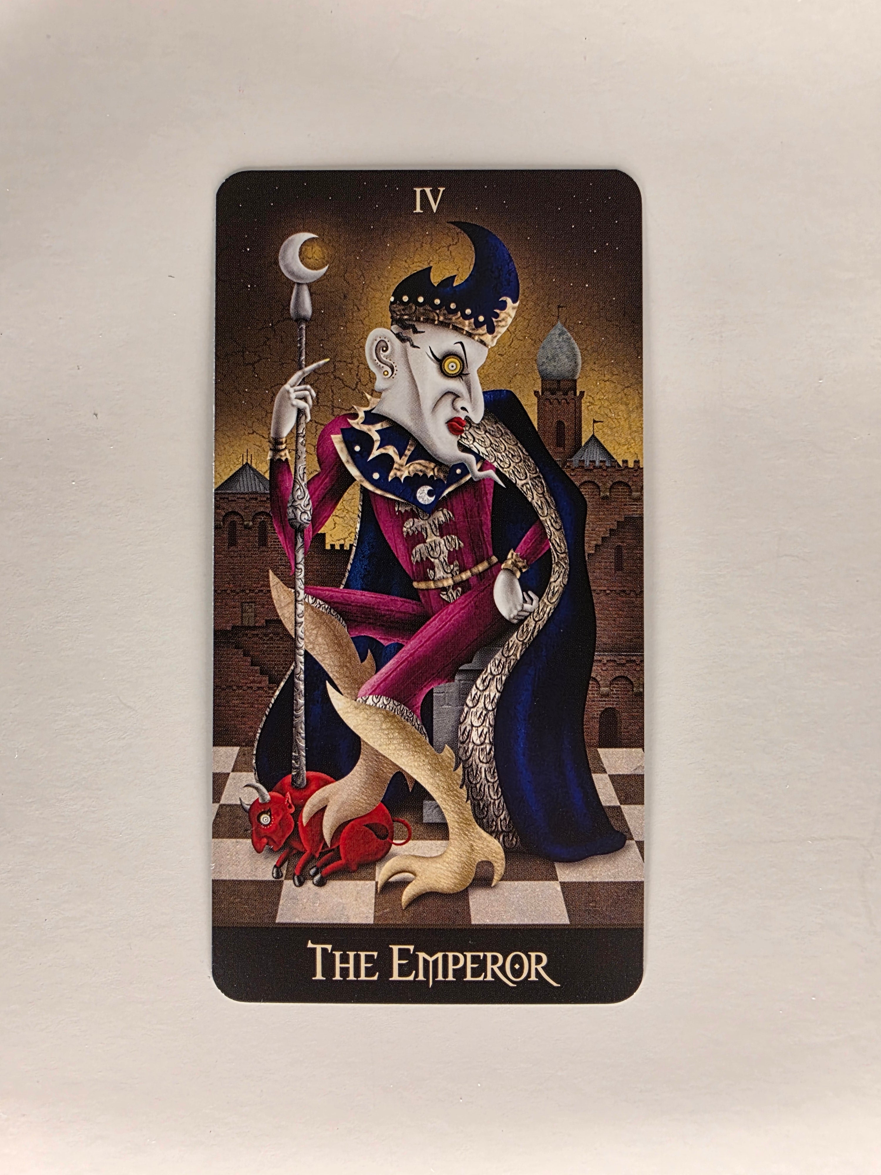 Deviant Moon Tarot Borderless Edition Emperor Single Card Replacement