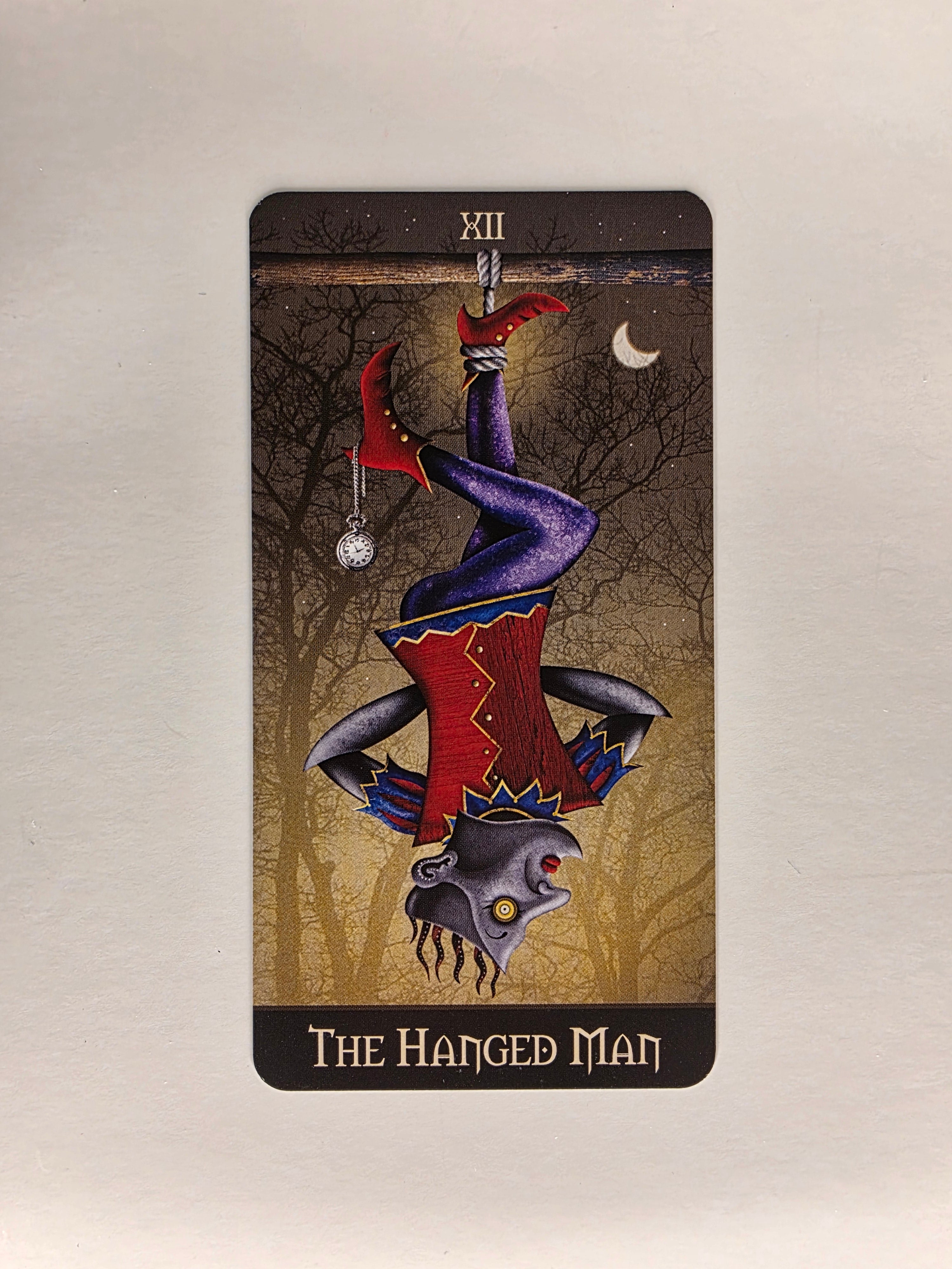 Deviant Moon Tarot Borderless Edition Hanged Man Single Card Replacement