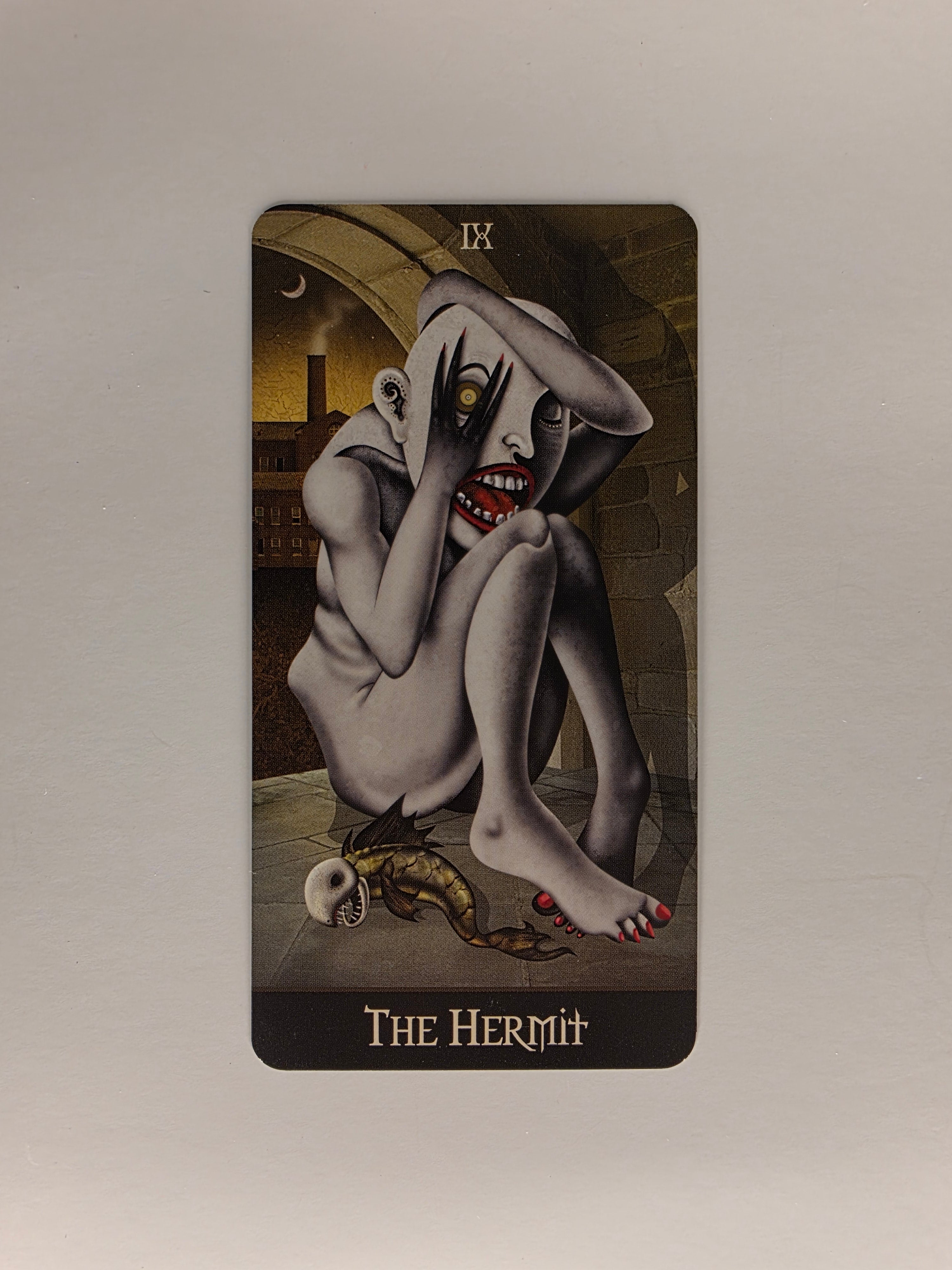 Deviant Moon Tarot Borderless Edition Hermit Single Card Replacement