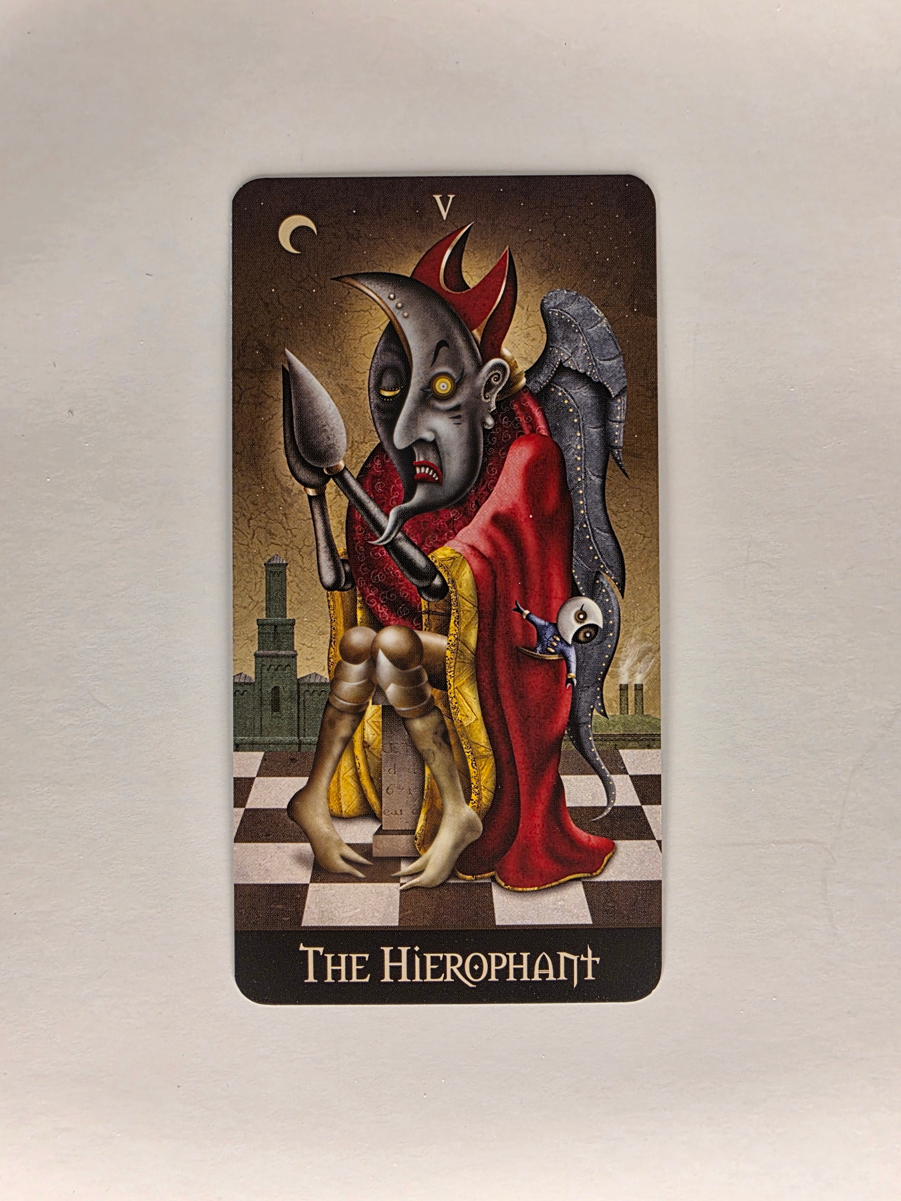 Deviant Moon Tarot Borderless Edition Hierophant Single Card Replacement