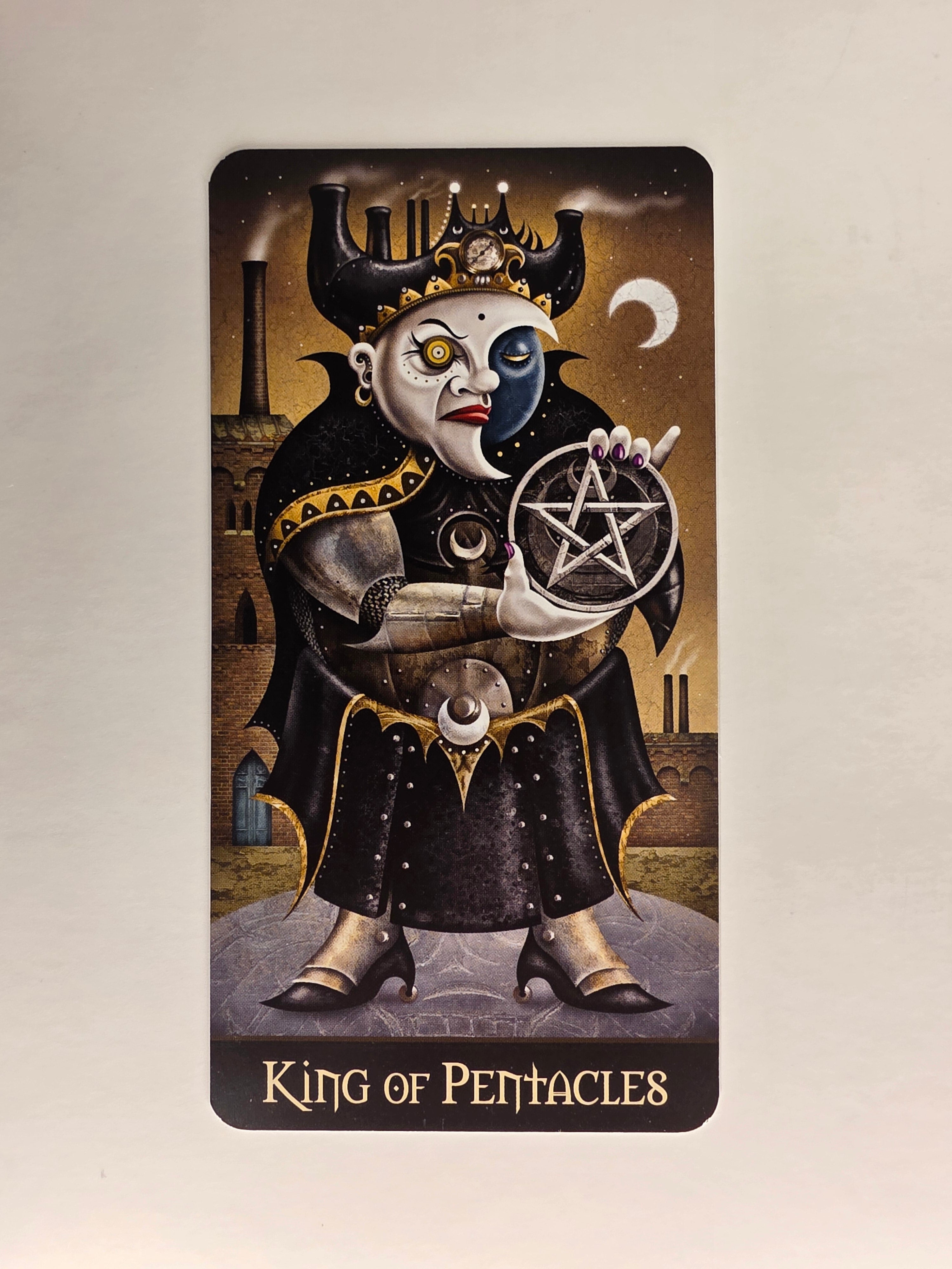 Deviant Moon Tarot Borderless Edition King of Pentacles Single Card Replacement