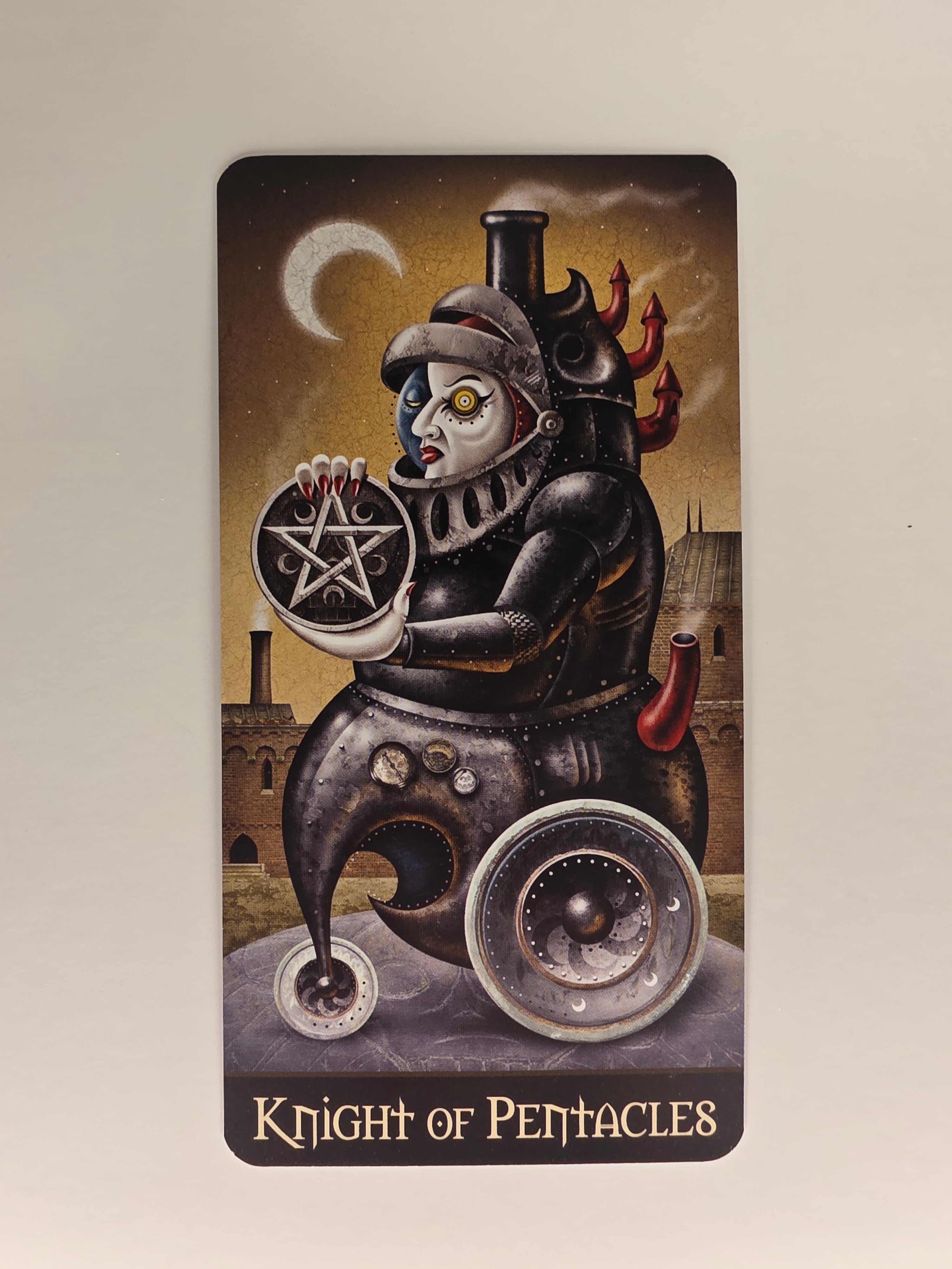 Deviant Moon Tarot Borderless Edition Knight of Pentacles Single Card Replacement