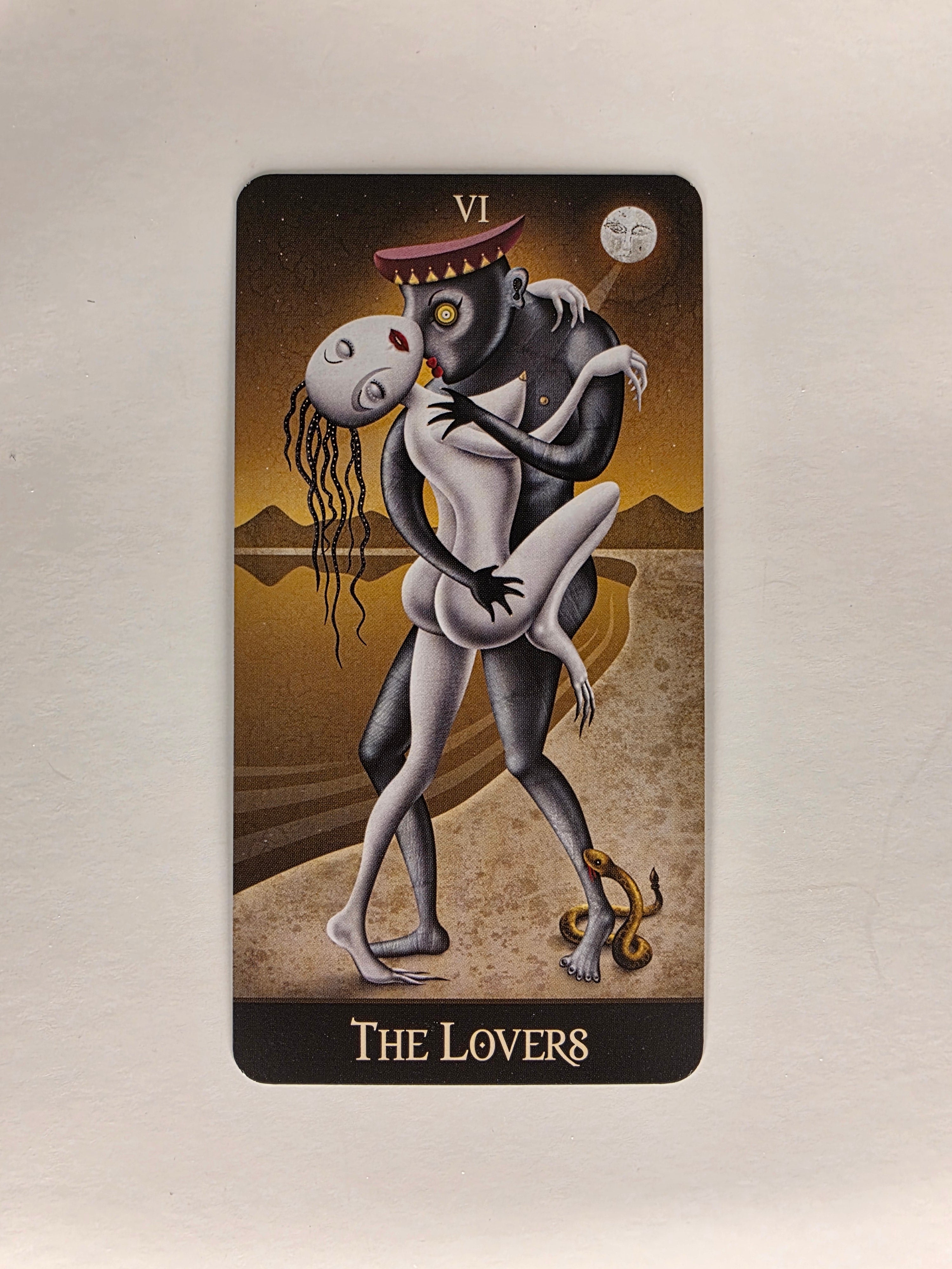 Deviant Moon Tarot Borderless Edition Lovers Single Card Replacement