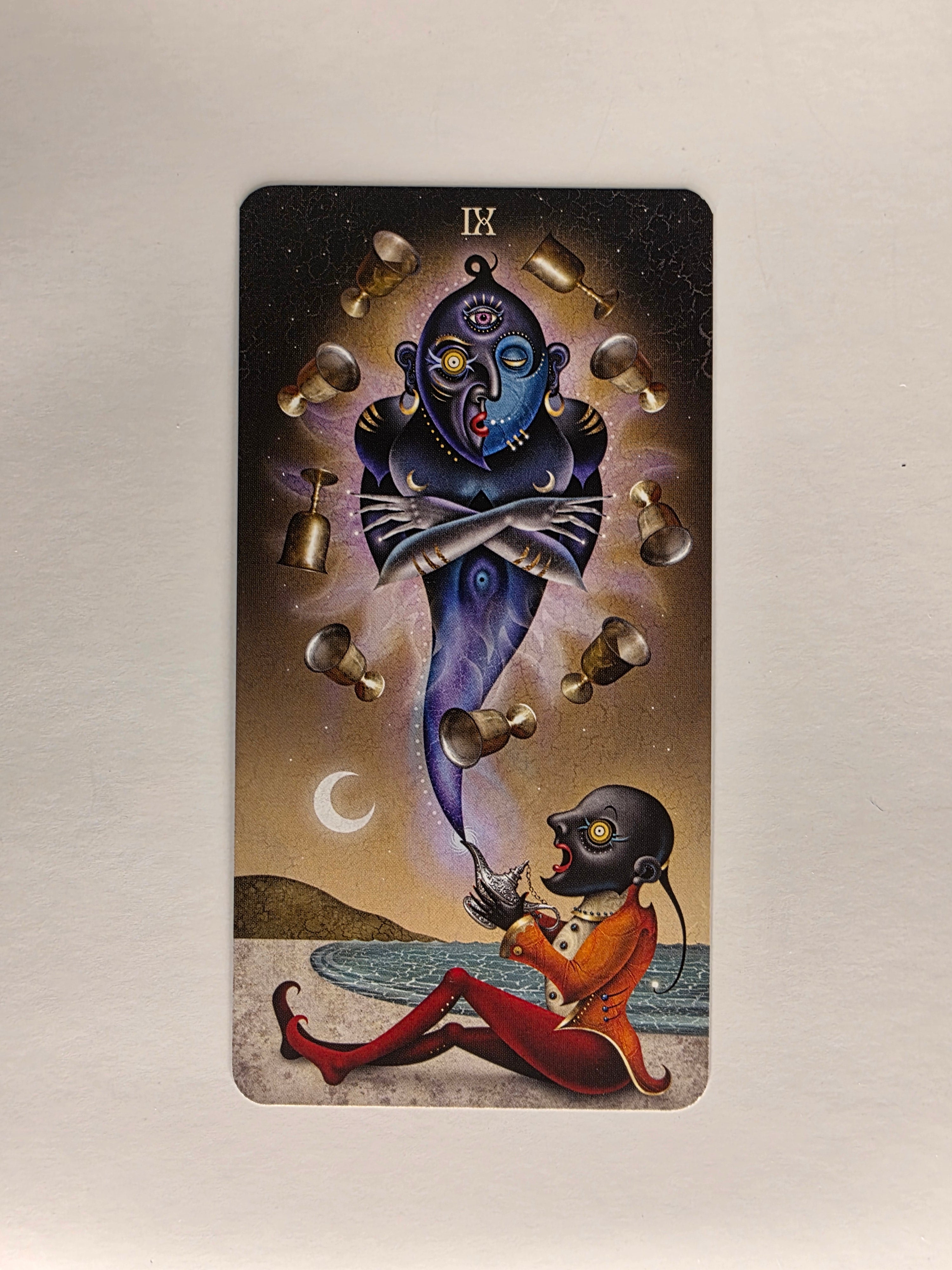 Deviant Moon Tarot Borderless Edition Nine of Cups Single Card Replacement