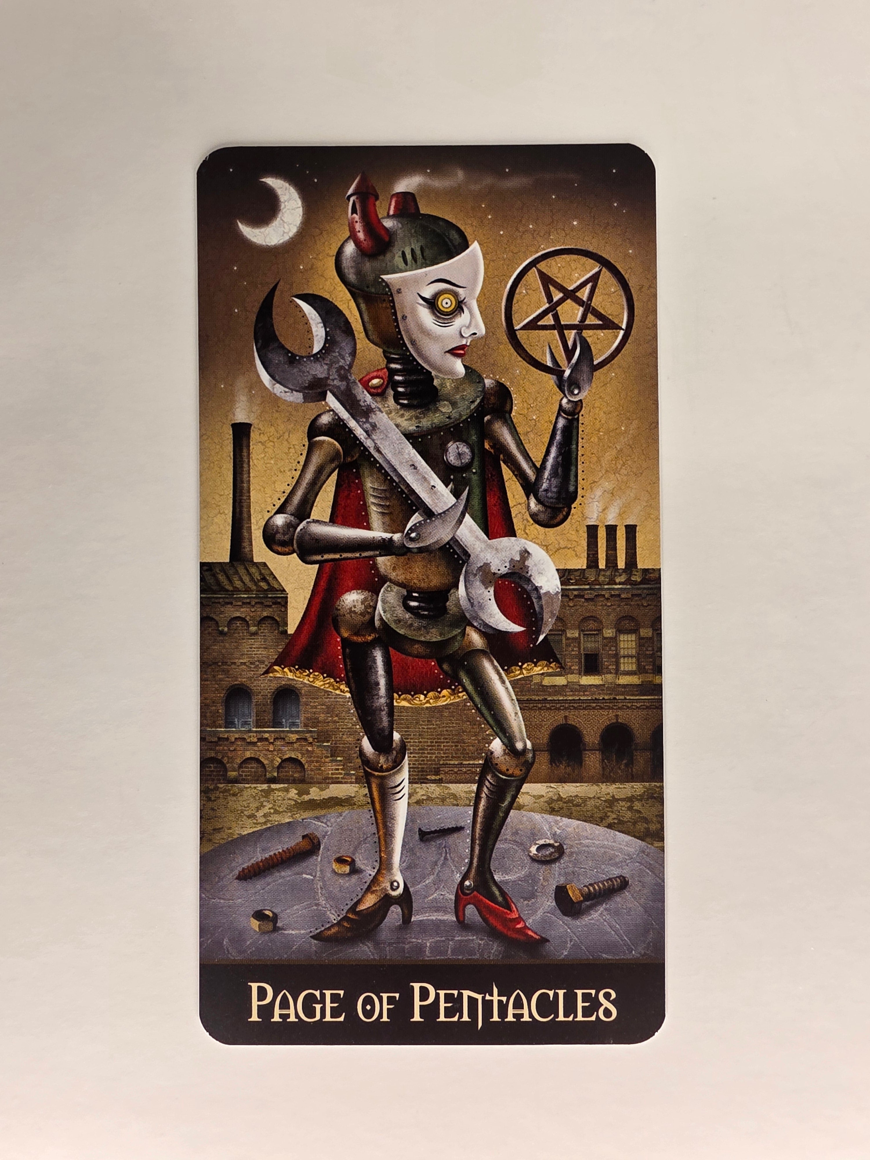 Deviant Moon Tarot Borderless Edition Page of Pentacles Single Card Replacement