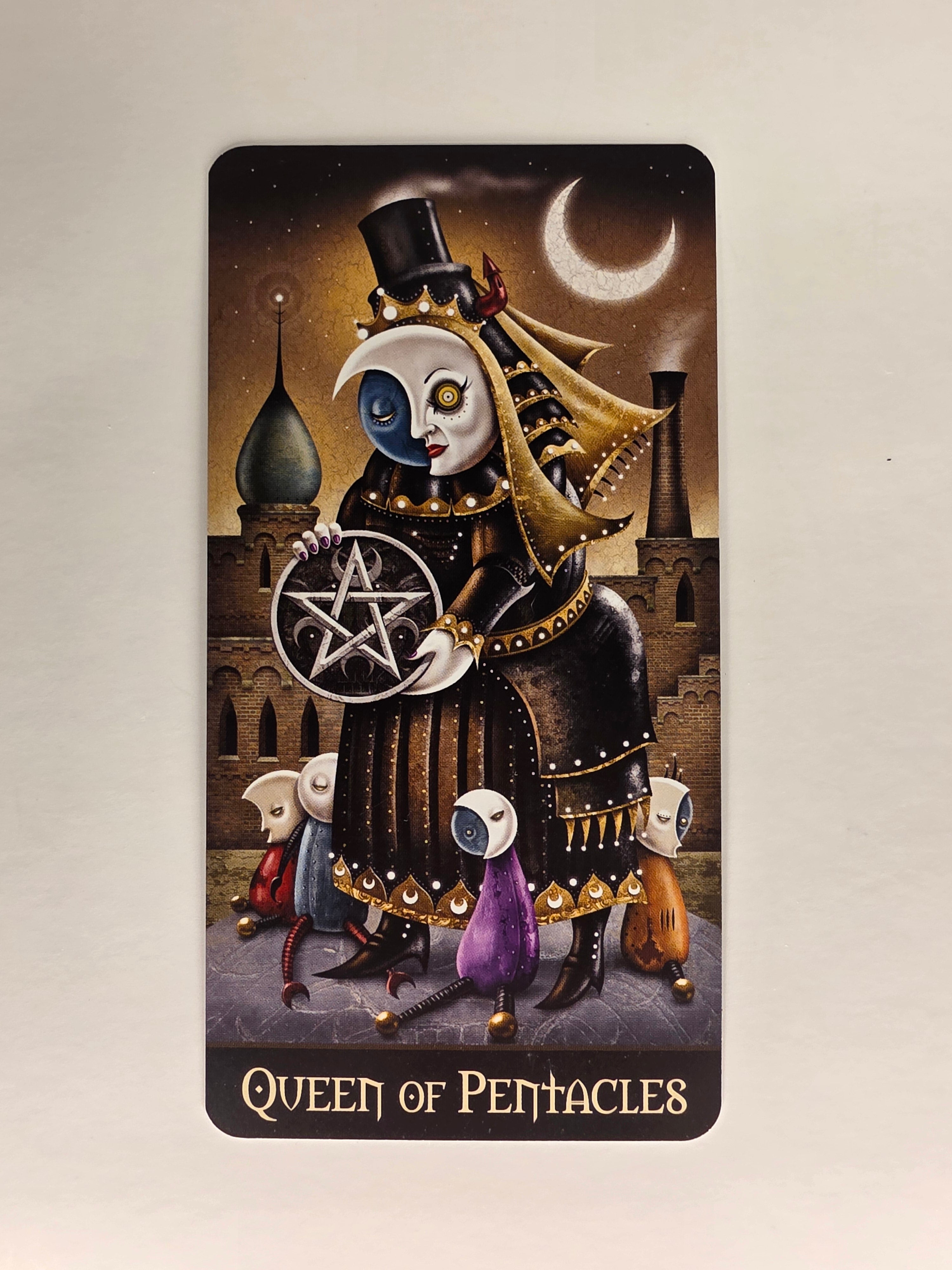 Deviant Moon Tarot Borderless Edition Queen of Pentacles Single Card Replacement