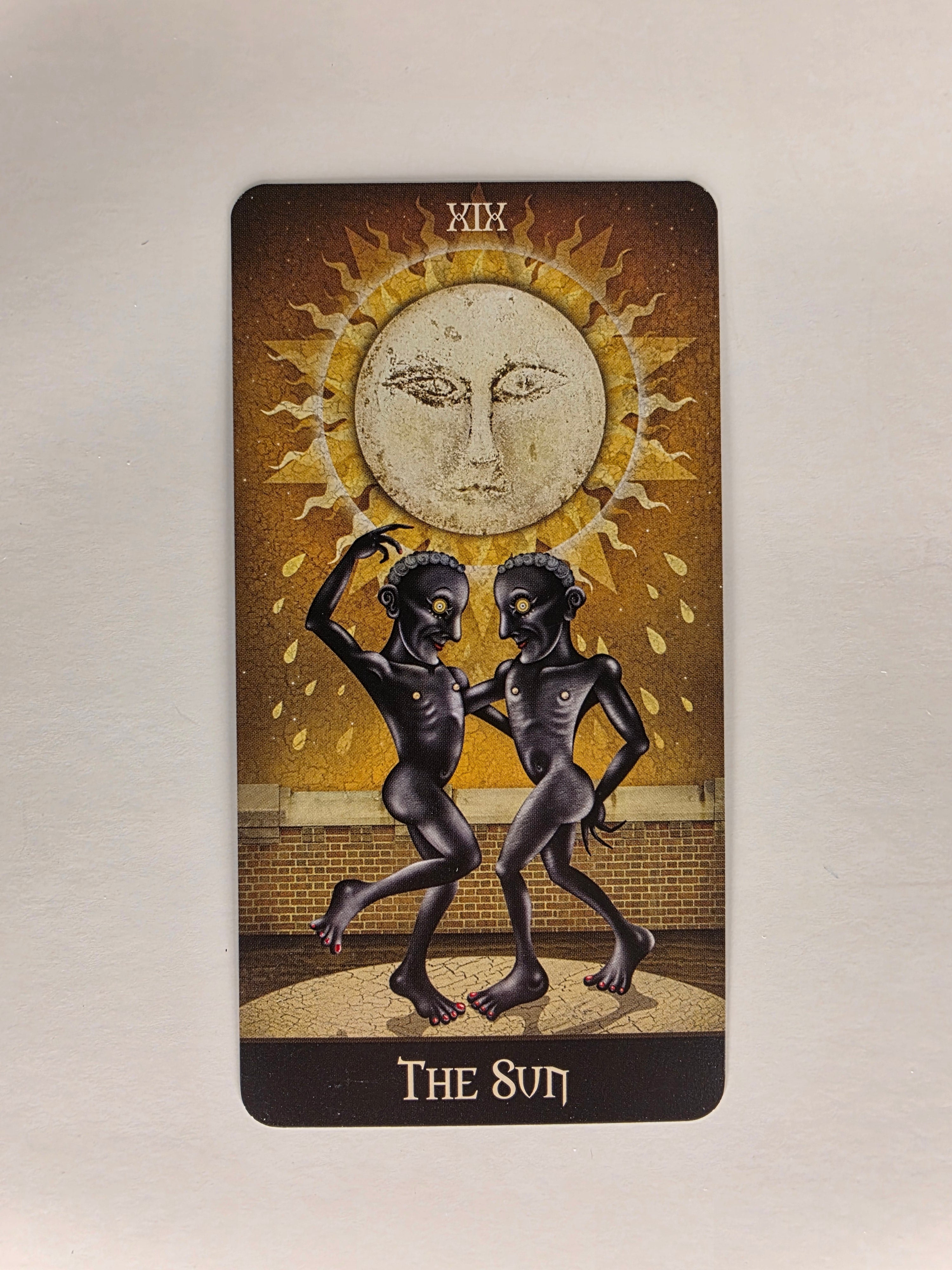 Deviant Moon Tarot Borderless Edition Sun Single Card Replacement