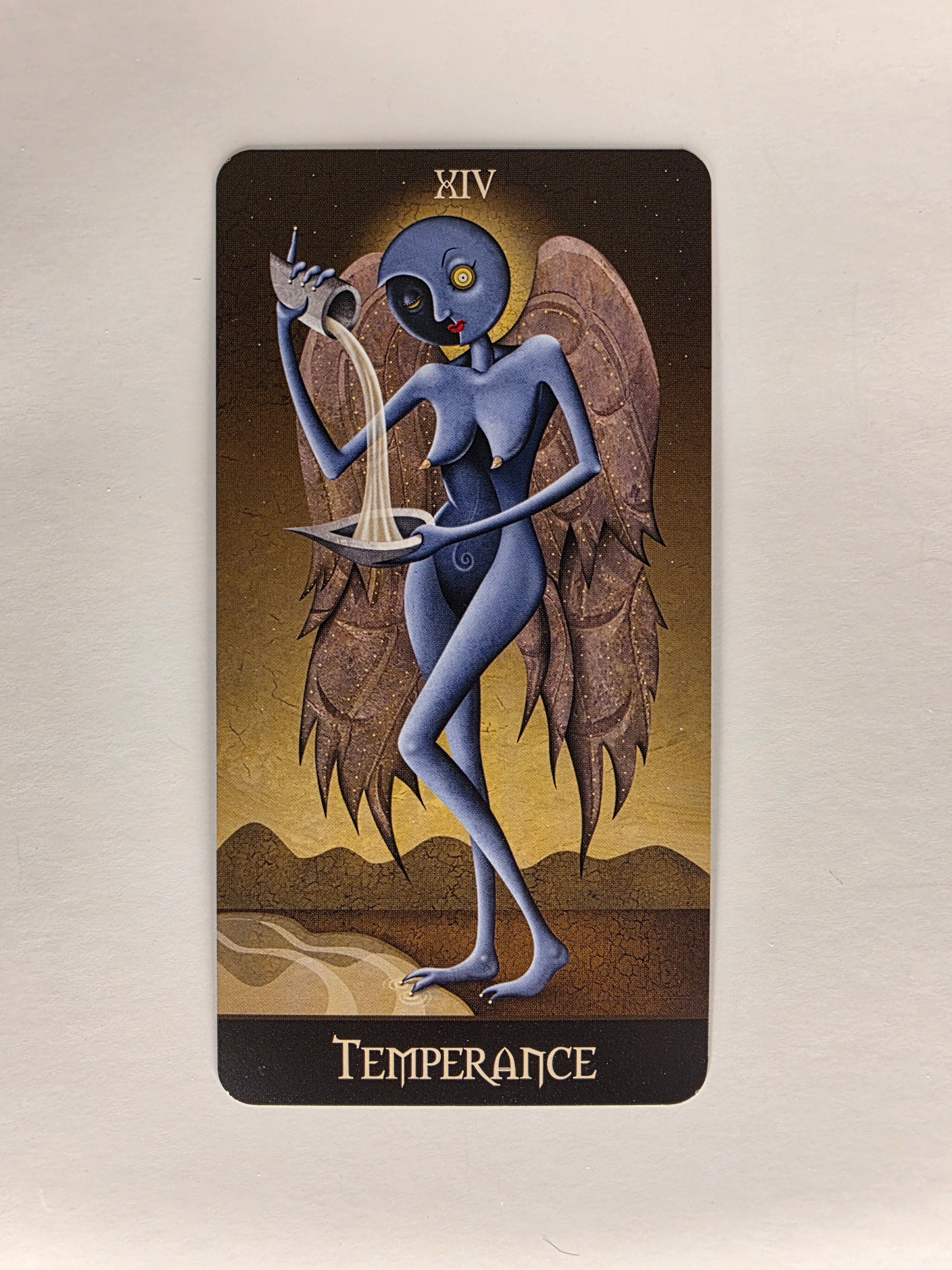 Deviant Moon Tarot Borderless Edition Temperance Single Card Replacement