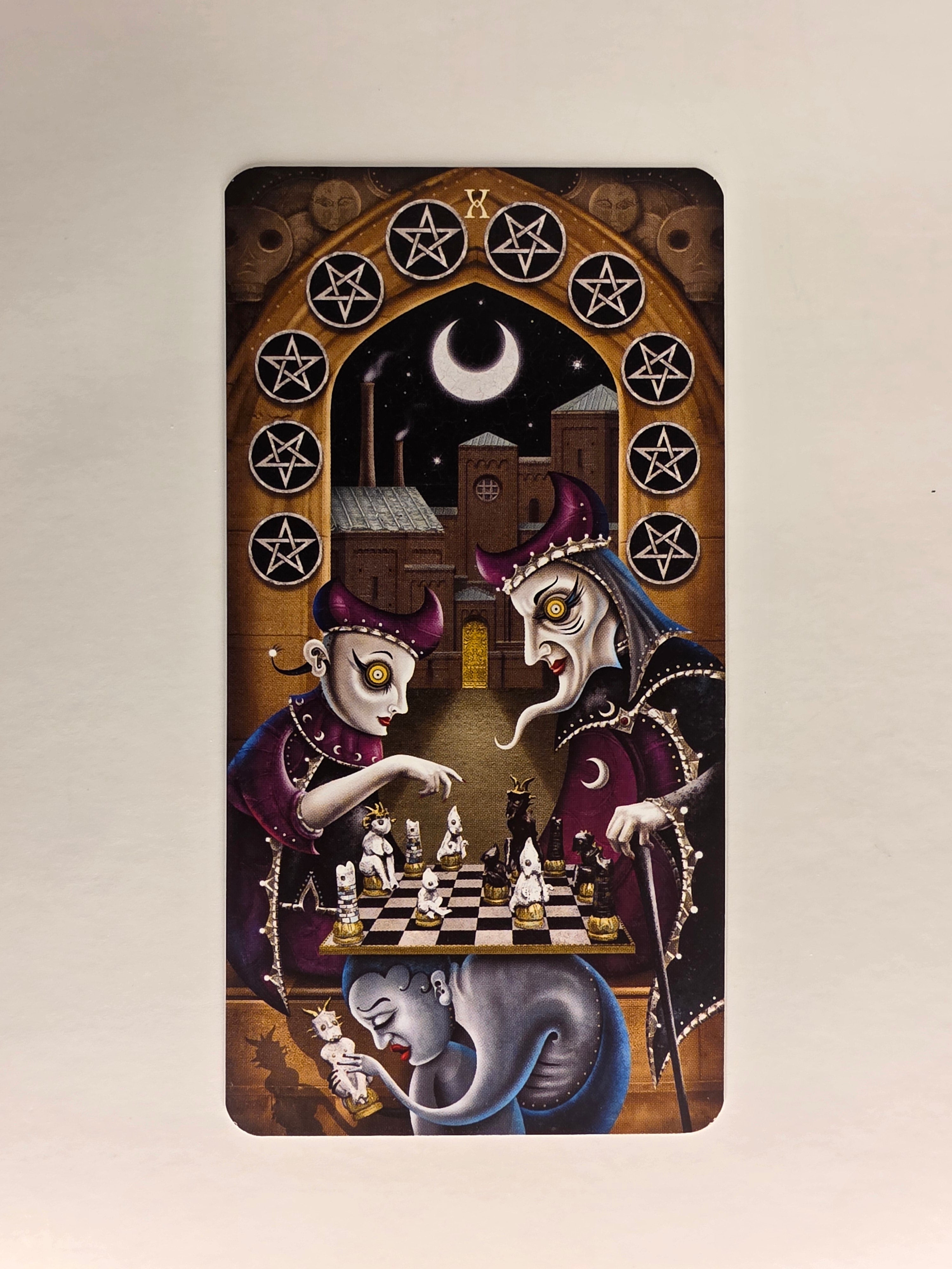 Deviant Moon Tarot Borderless Edition Ten of Pentacles Single Card Replacement