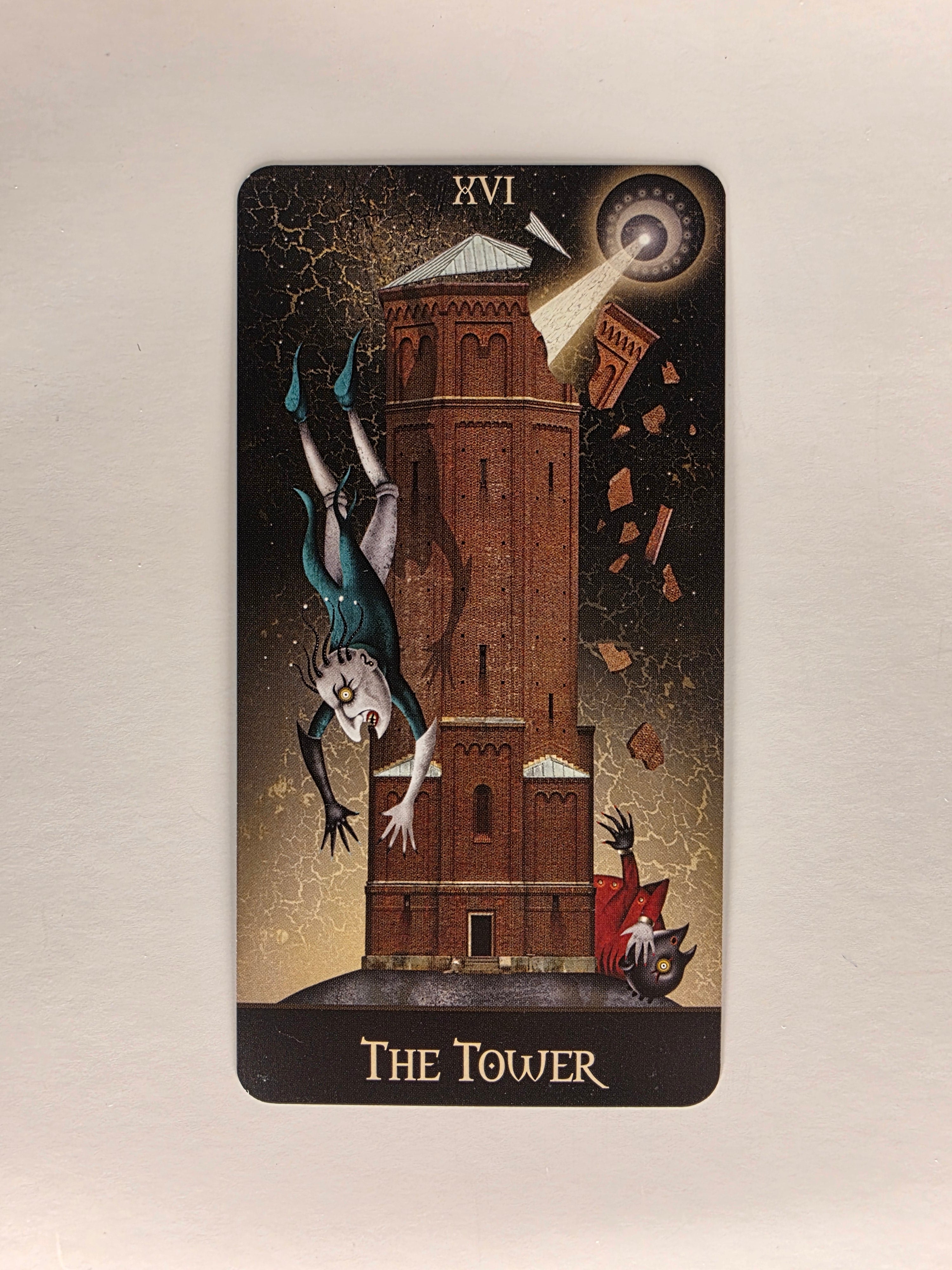 Deviant Moon Tarot Borderless Edition Tower Single Card Replacement