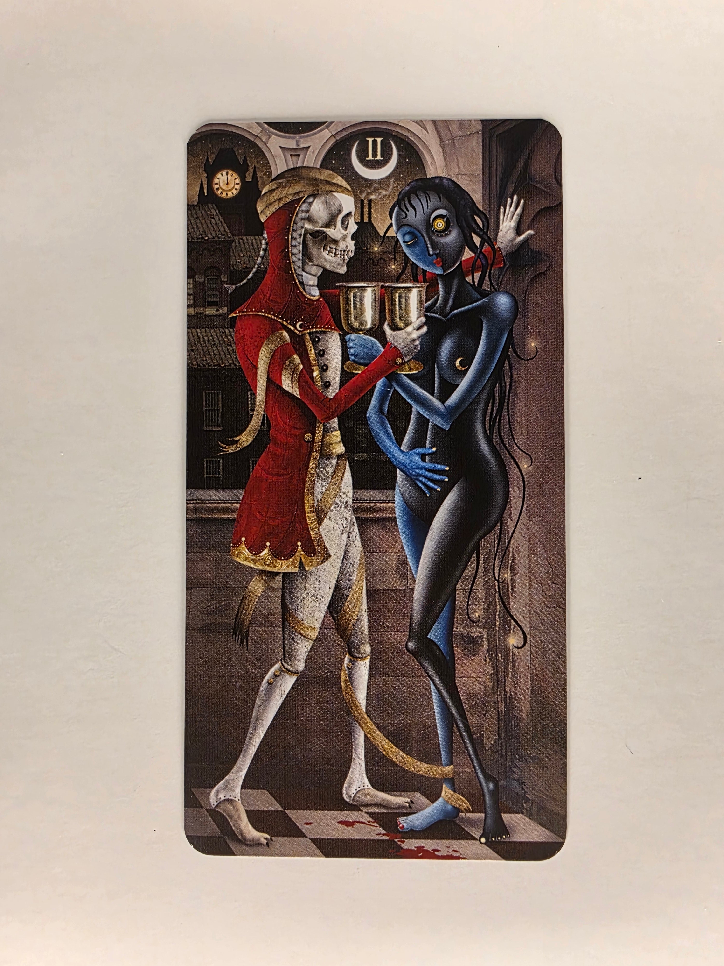 Deviant Moon Tarot Borderless Edition Two of Cups Single Card Replacement