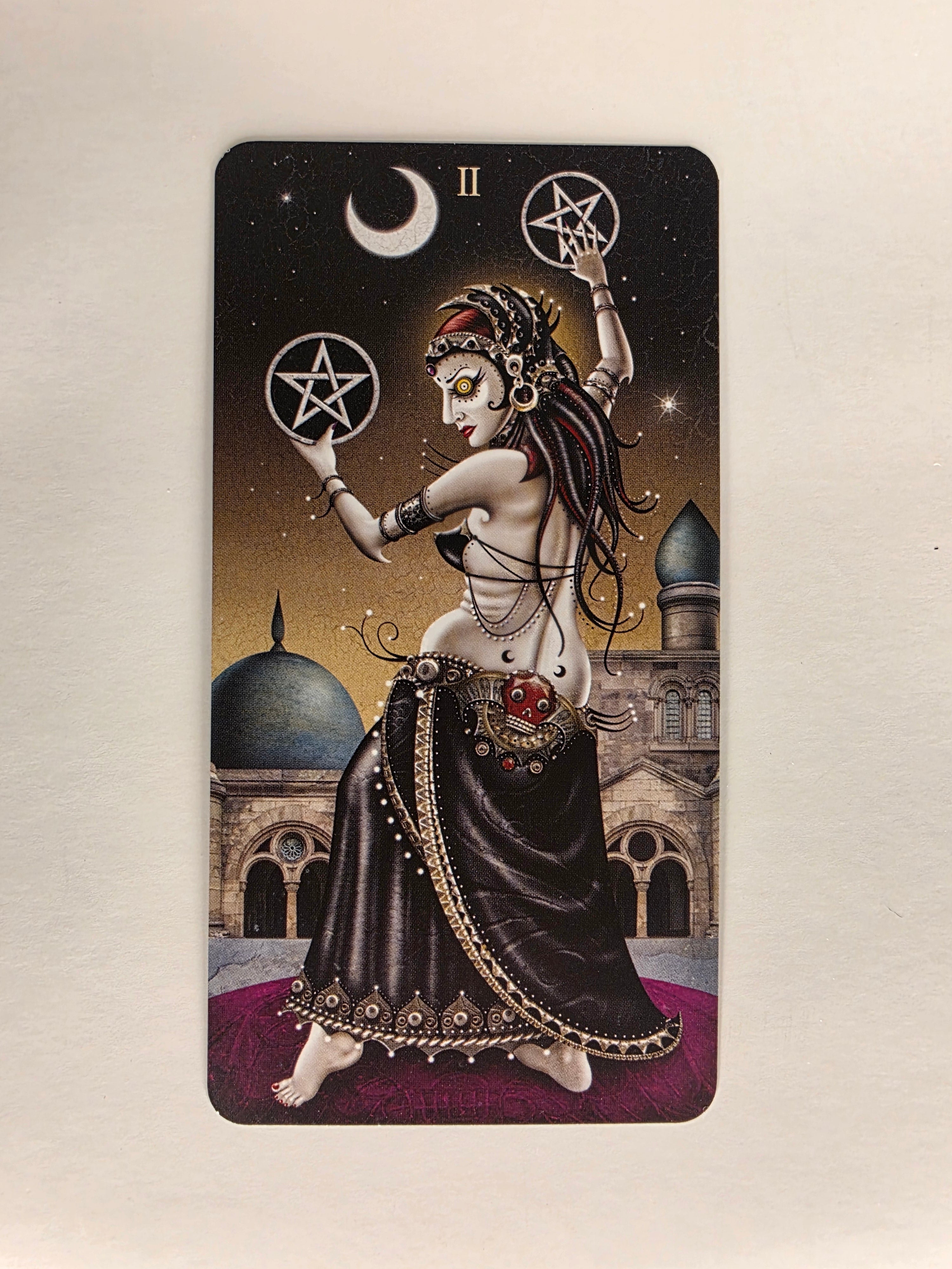 Deviant Moon Tarot Borderless Edition Two of Pentacles Single Card Replacement