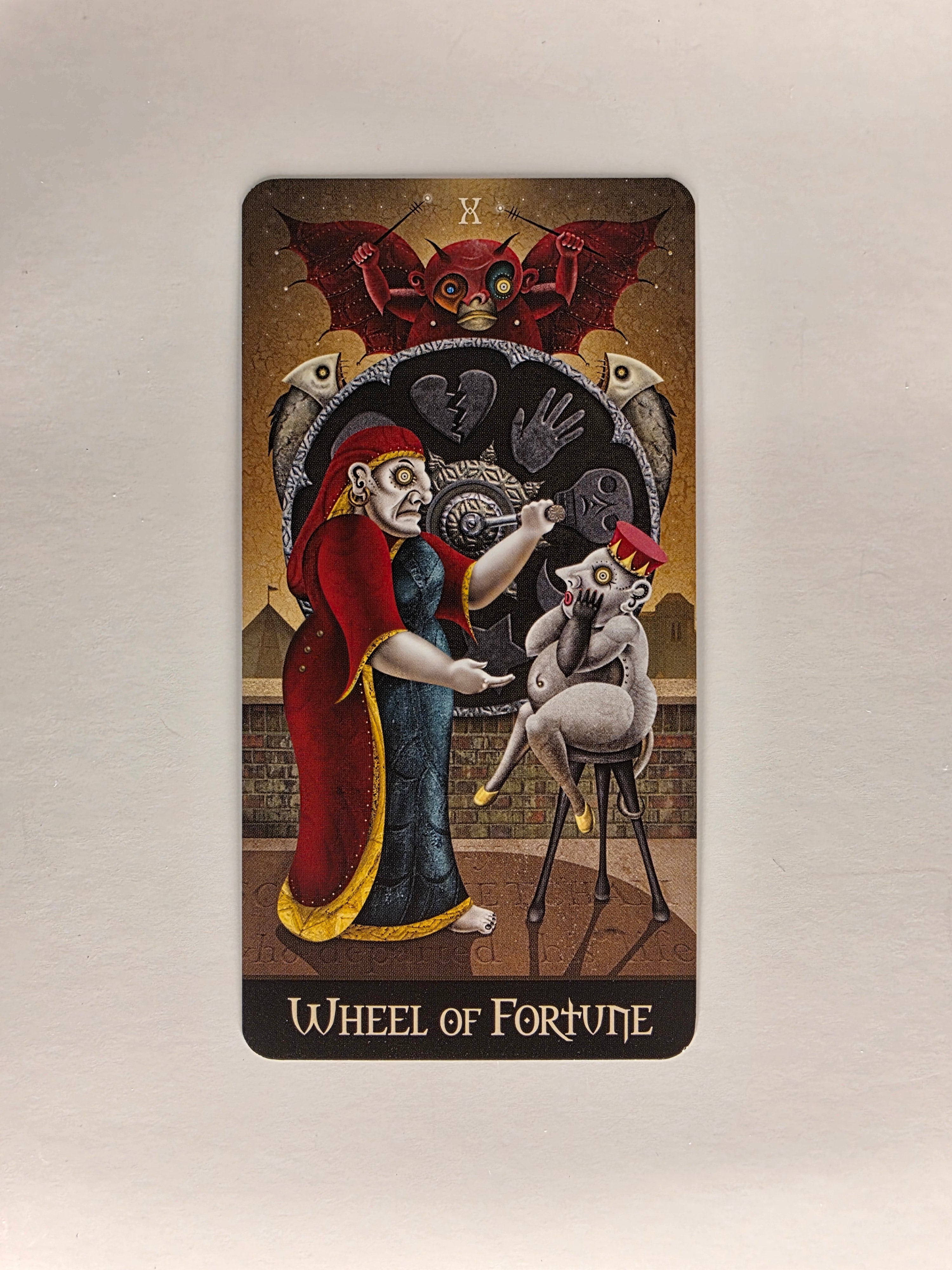 Deviant Moon Tarot Borderless Edition Wheel of Fortune Single Card Replacement