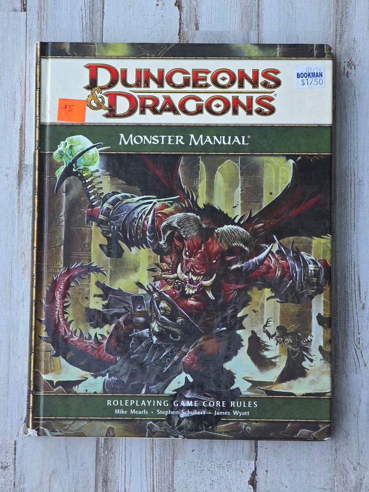 Dungeons &amp; Dragons: Monster Manual – 4th Edition (Hardcover)