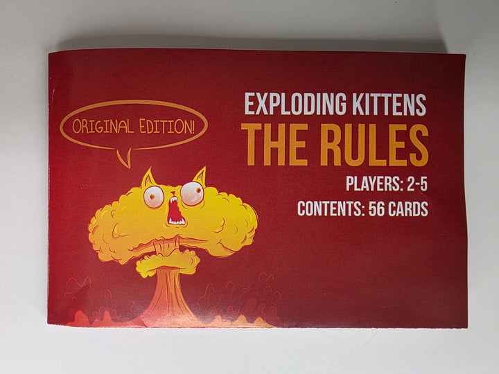 Exploding Kittens Rules – Replacement Instructions