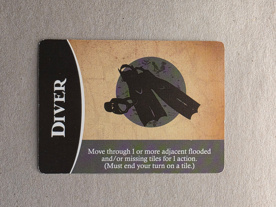  Forbidden Island Adventurer Cards – Individual Replacement - Diver