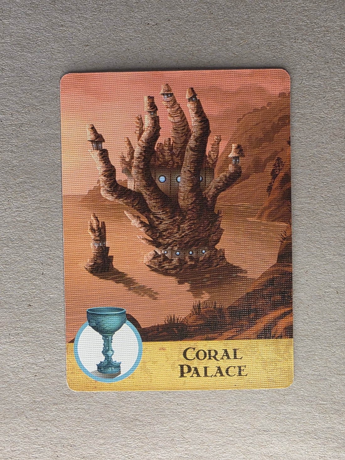 Forbidden Island Flood Deck – Individual Replacement Card - Coral Palace