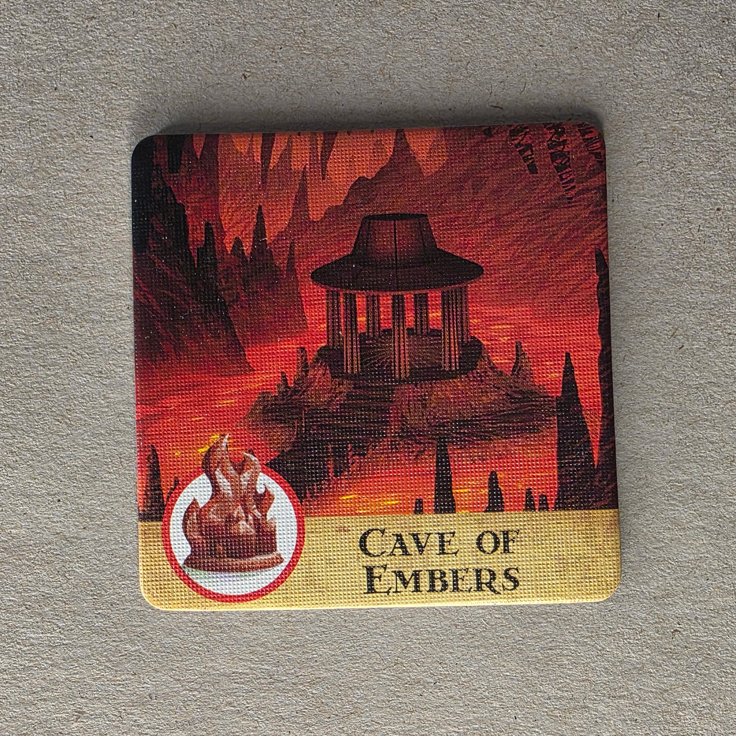 Forbidden Island Replacement Tile Cave of Embers