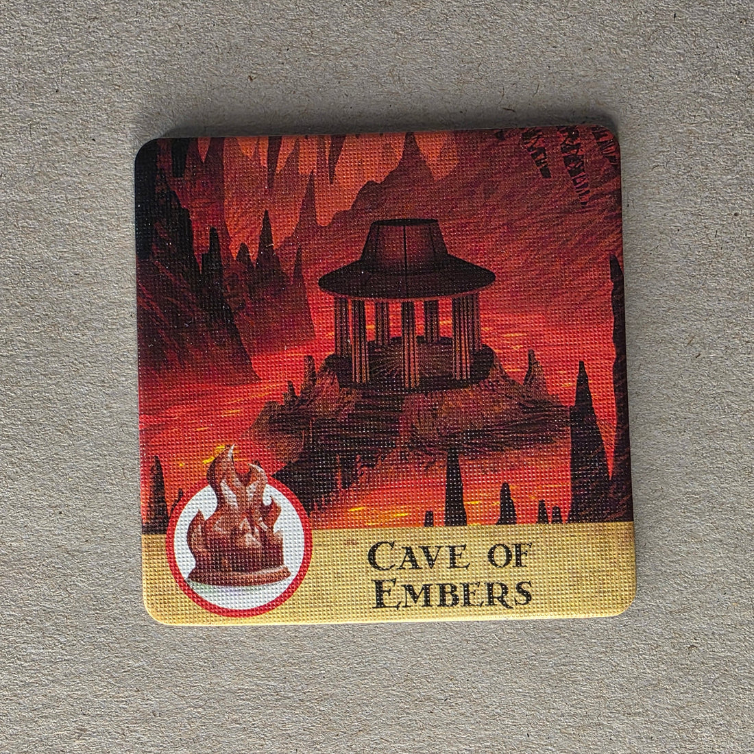 Forbidden Island Replacement Tile Cave of Embers