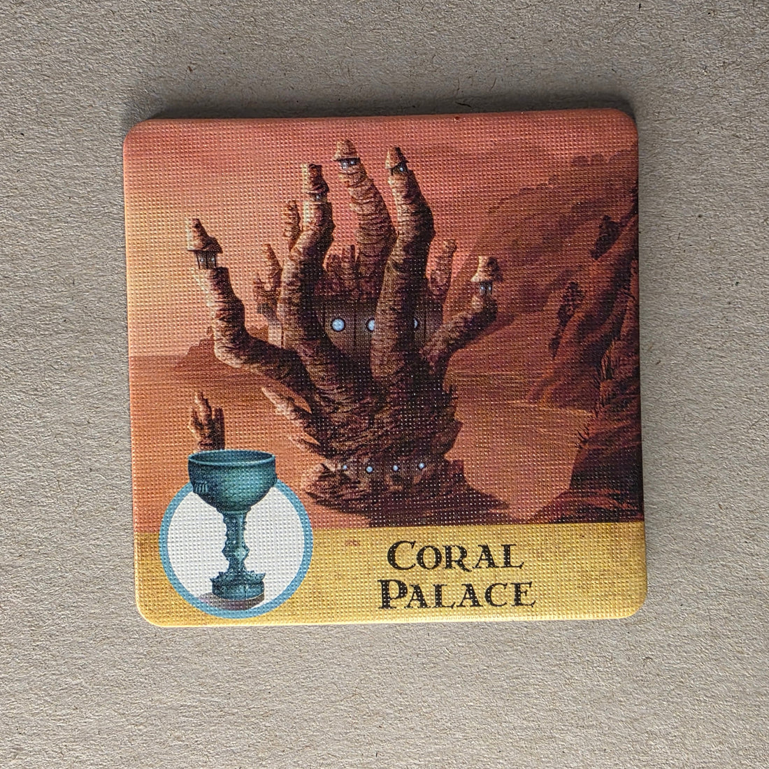 Forbidden Island Replacement Tile Coral Palace