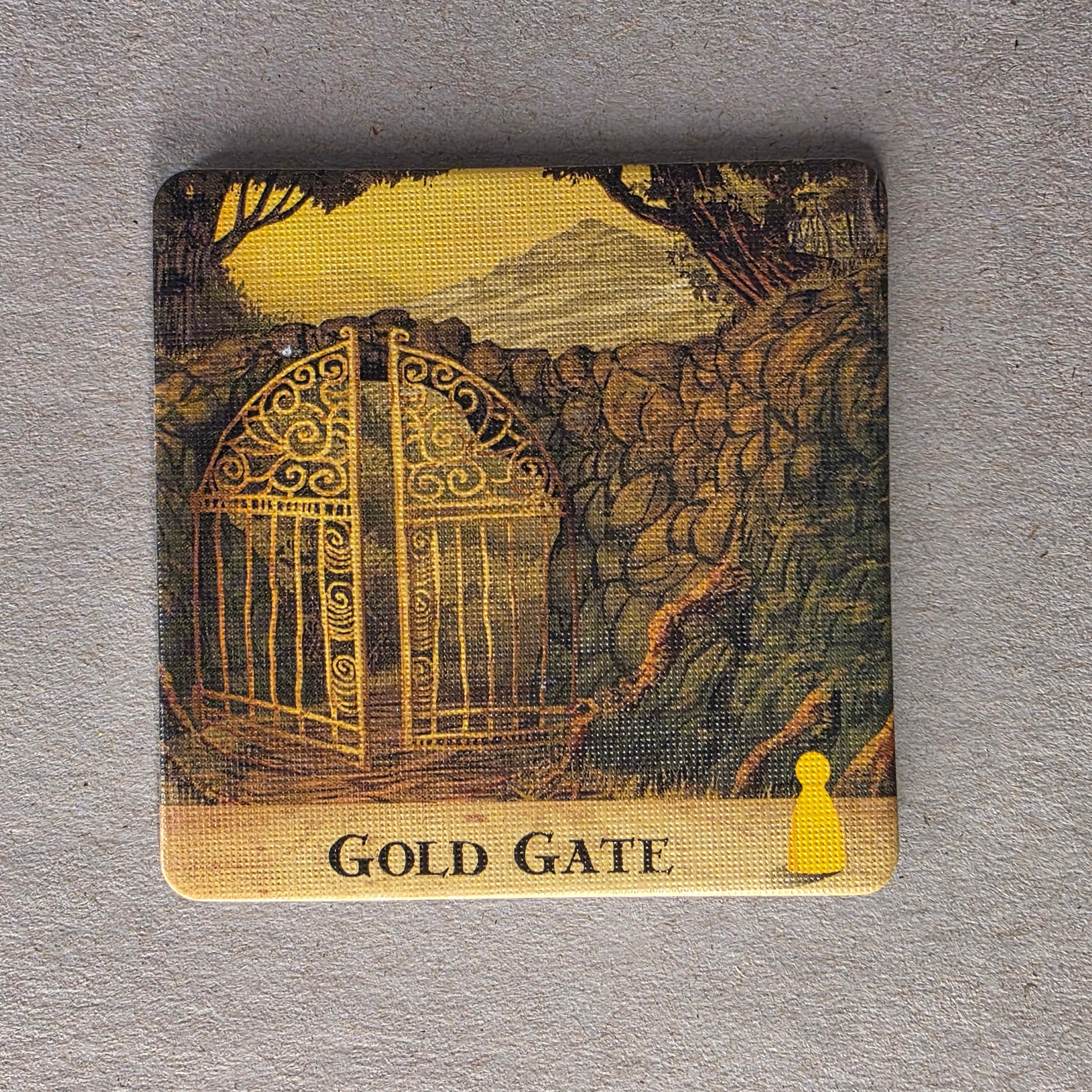 Forbidden Island Replacement Tile Gold Gate