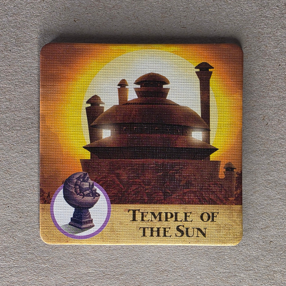 Forbidden Island Replacement Tile Temple of the Sun
