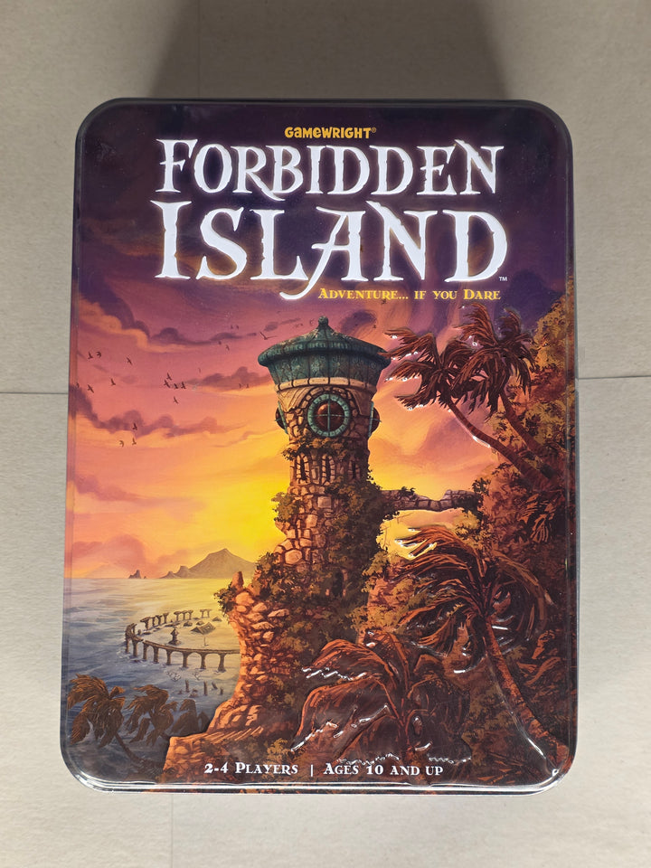 Forbidden Island Tin Box – Replacement Game Storage
