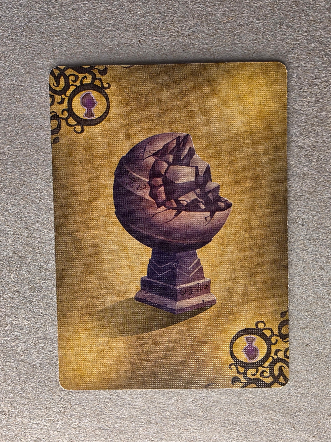 Forbidden Island Treasure Card Replacement Earth Stone