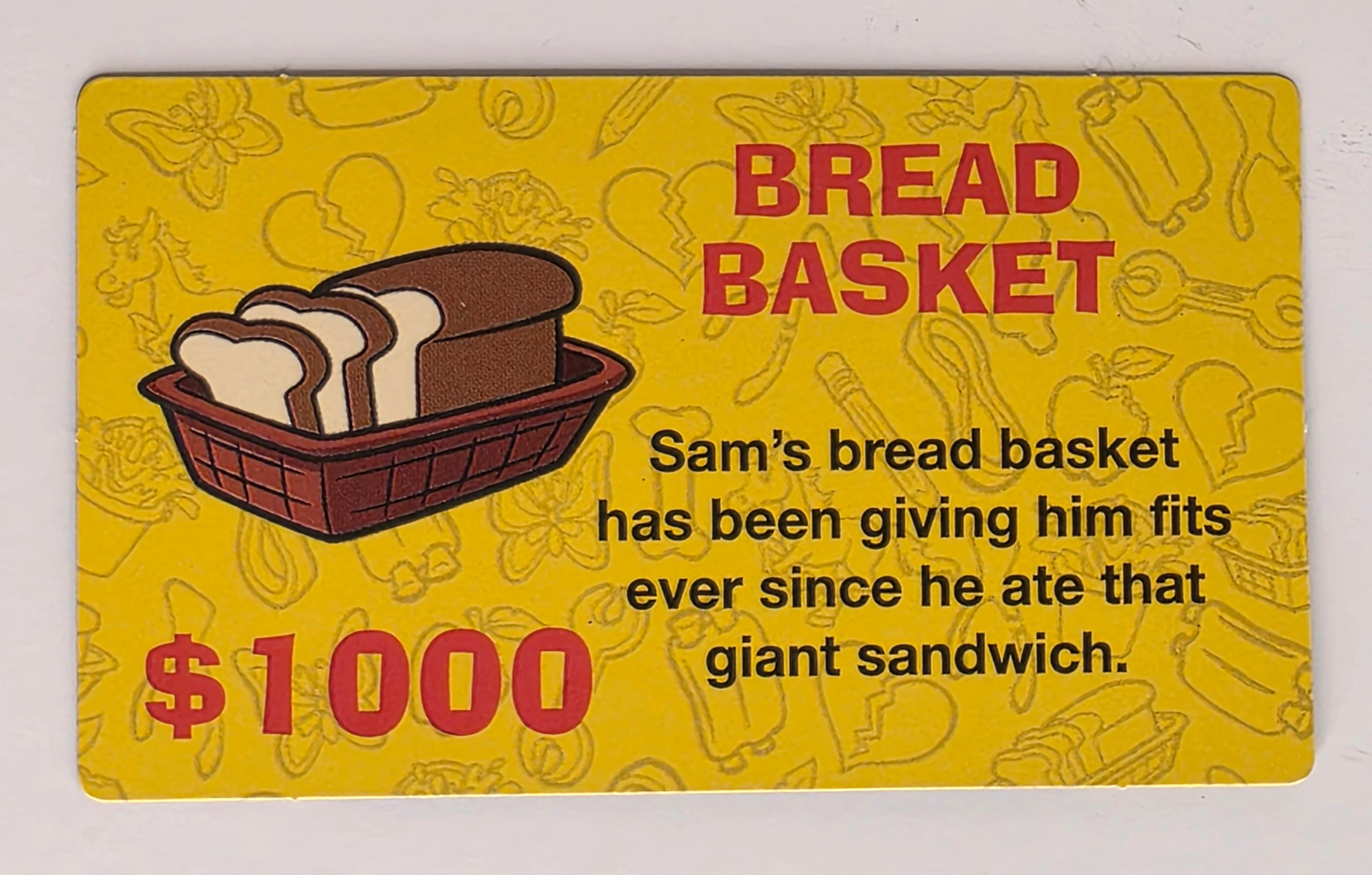 Operation Cards – Individual Replacement - Bread Basket
