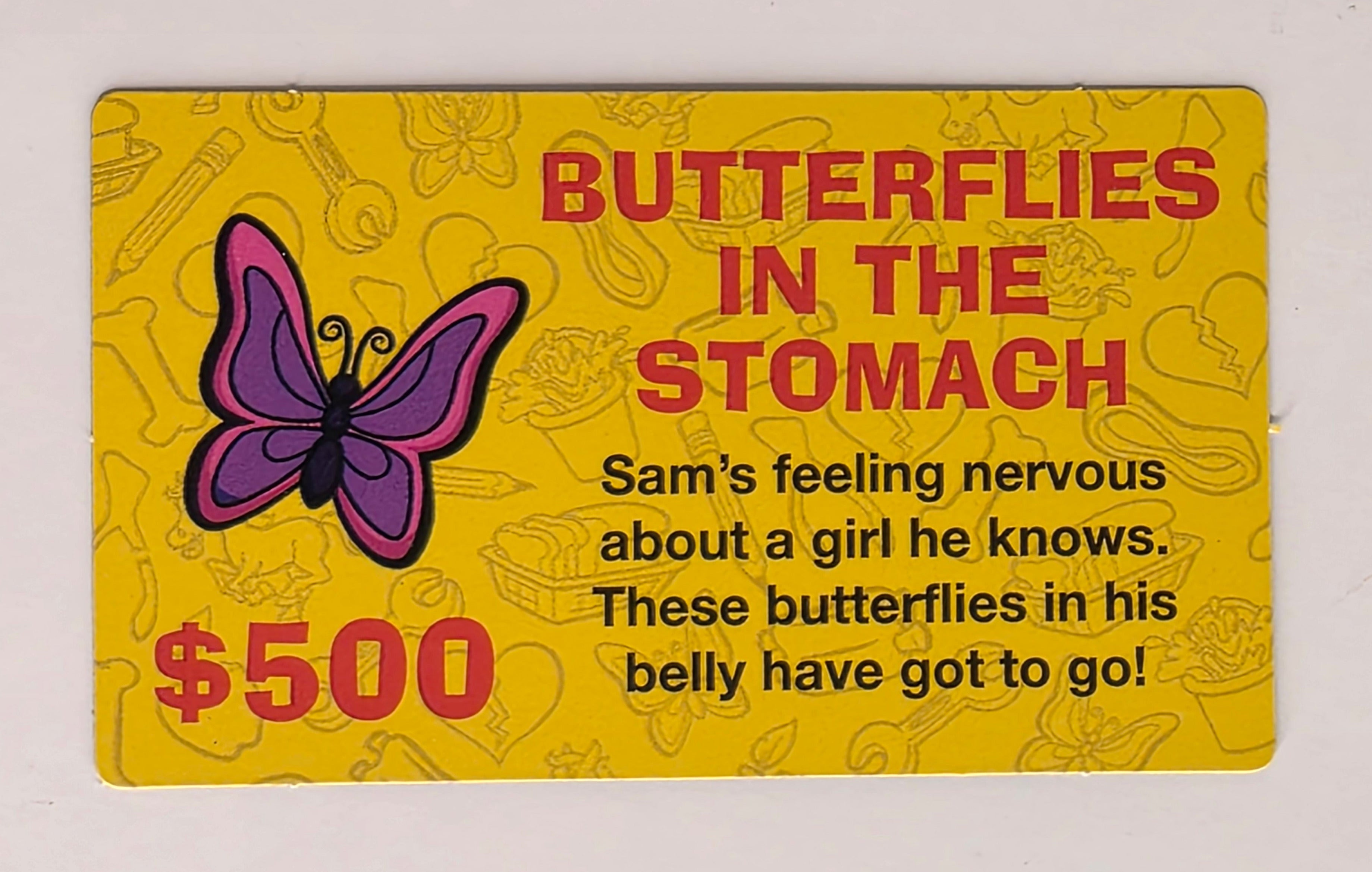 Operation Cards – Individual Replacement - Butterflies in the Stomach