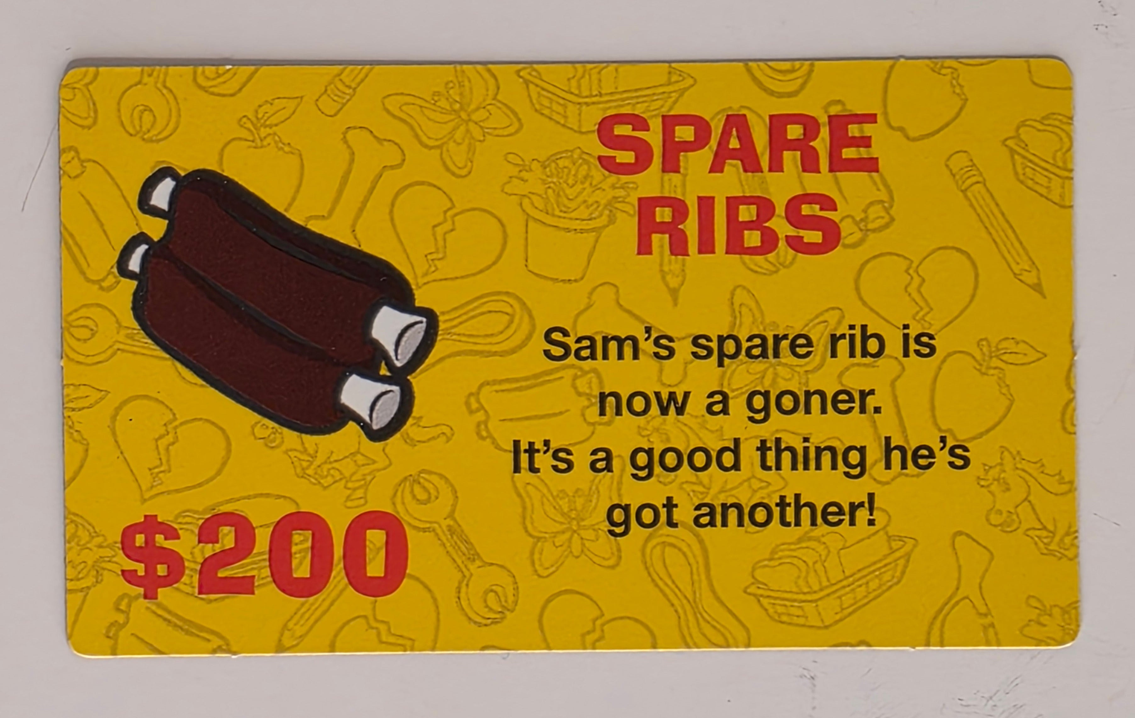 Operation Cards – Individual Replacement - Spare Ribs