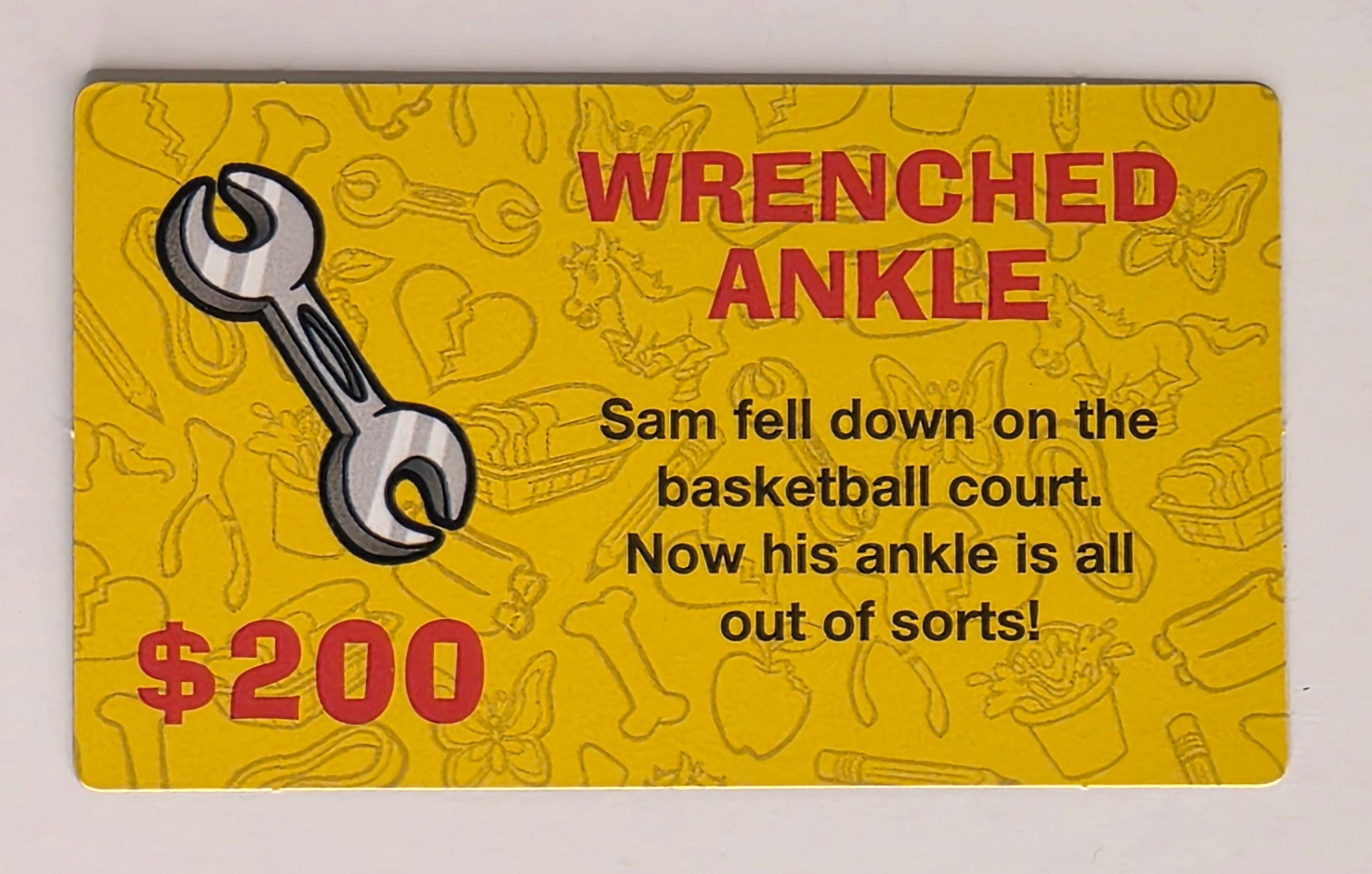 Operation Cards – Individual Replacement - Wrenched Ankle