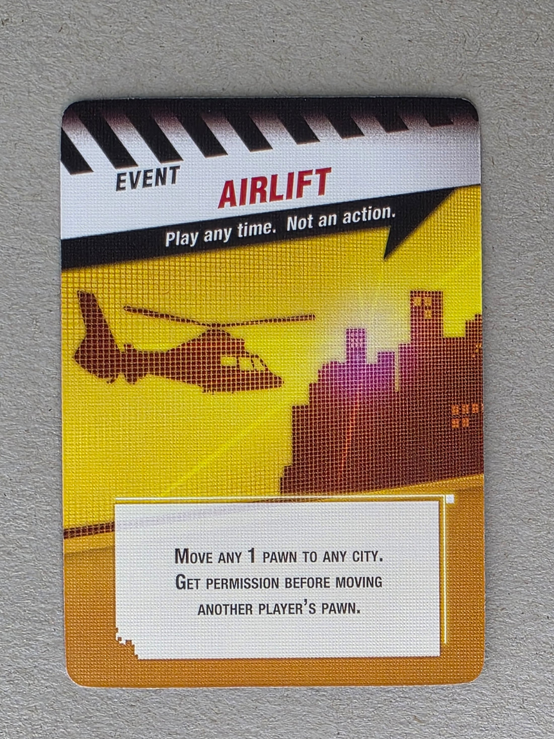Pandemic Airlift Player Event Card Replacement