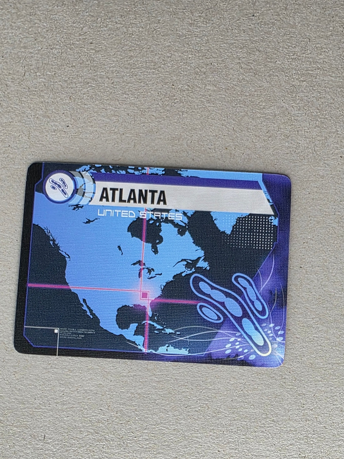 Pandemic Atlanta Infection Card Replacement
